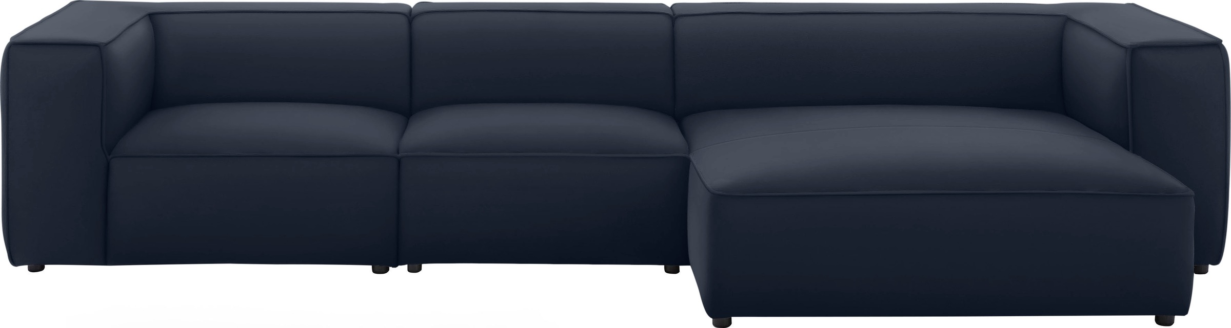 W.SCHILLIG Ecksofa »around-the-block«, mit eleganter Biese, mit Federkern, Breite 341 cm