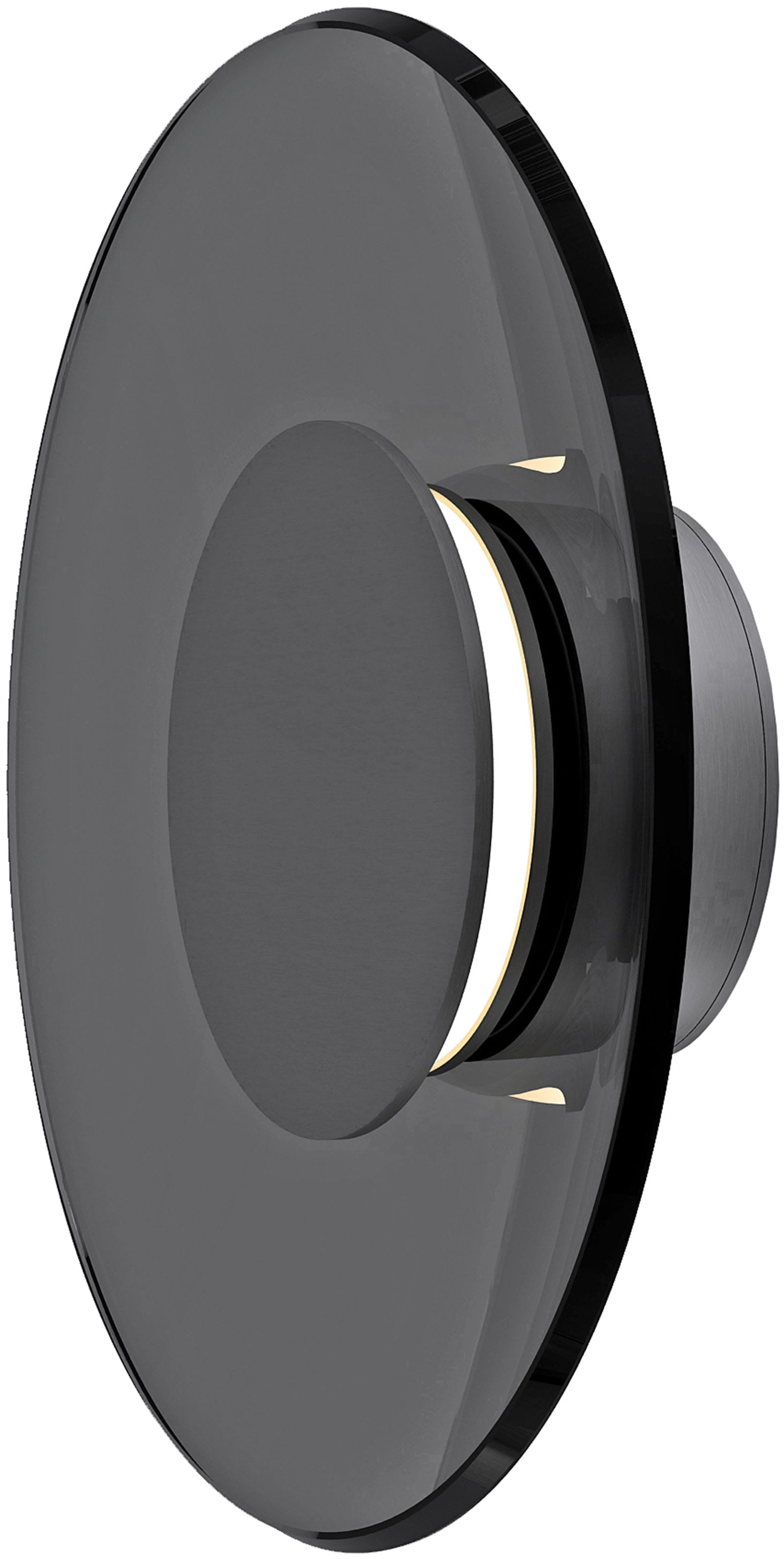 Neuhaus PURE LED Wandleuchte »PURE Moon« LED-Board 1 Stk. Warmweiß Dimmfähig über separaten Dimmer, Glas Rauchfarben