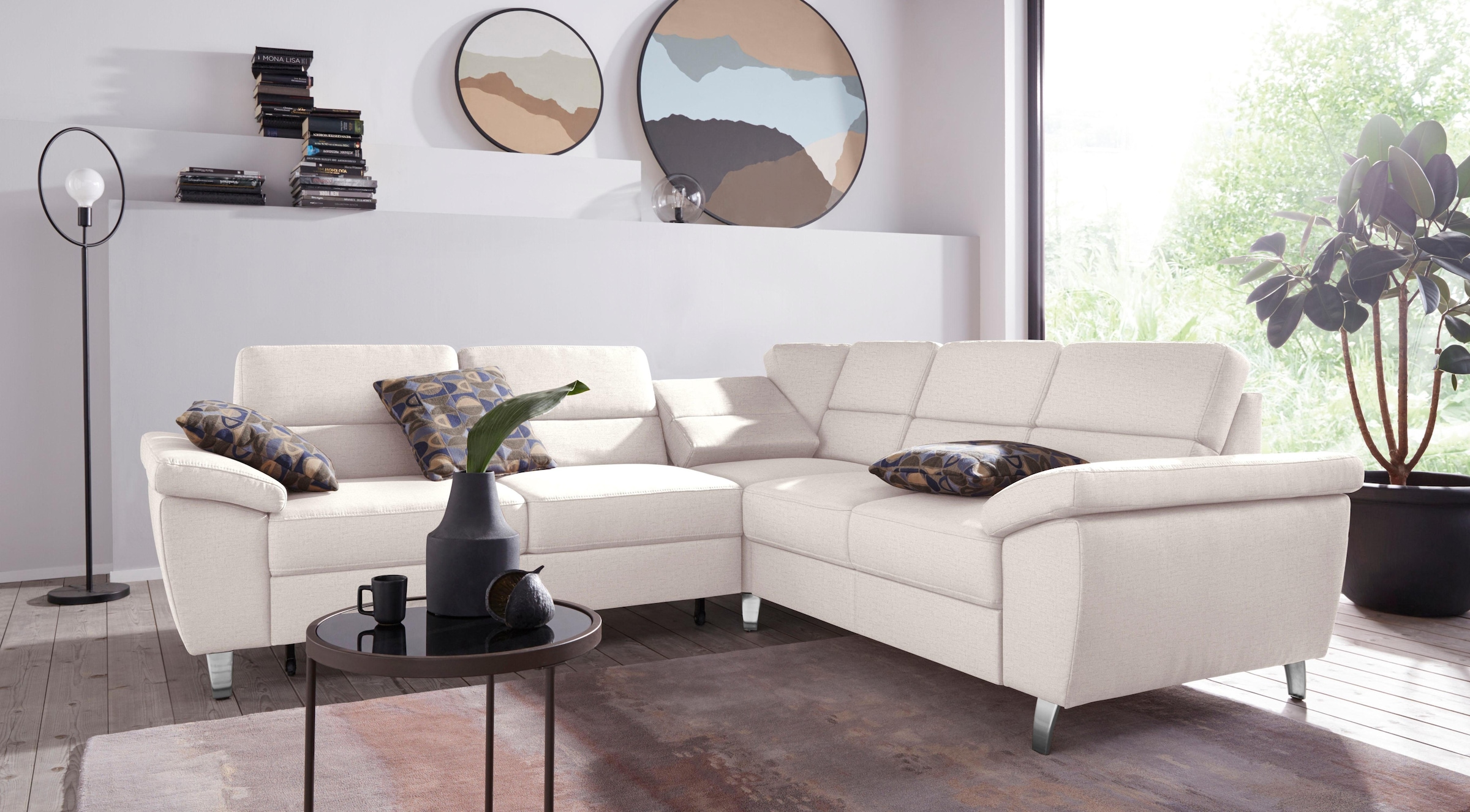 sit&more Ecksofa »Sorano L-Form«, wahlweise mit Bett- und Relaxfunktion, inkl. Bettkasten