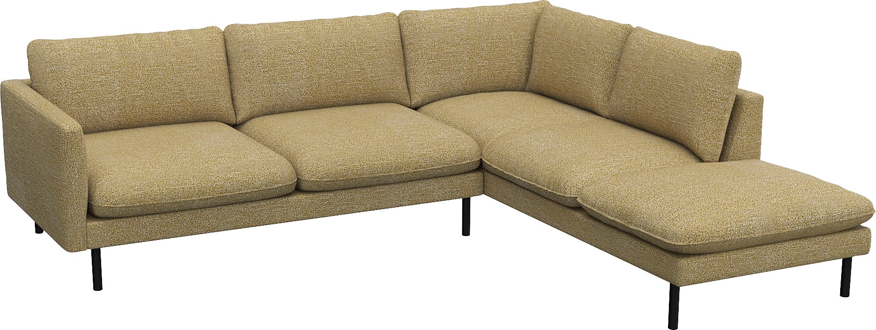 FLEXLUX Ecksofa "Bolzano Designsofa, bequem durch Kaltschaum im Sitz, L-For günstig online kaufen