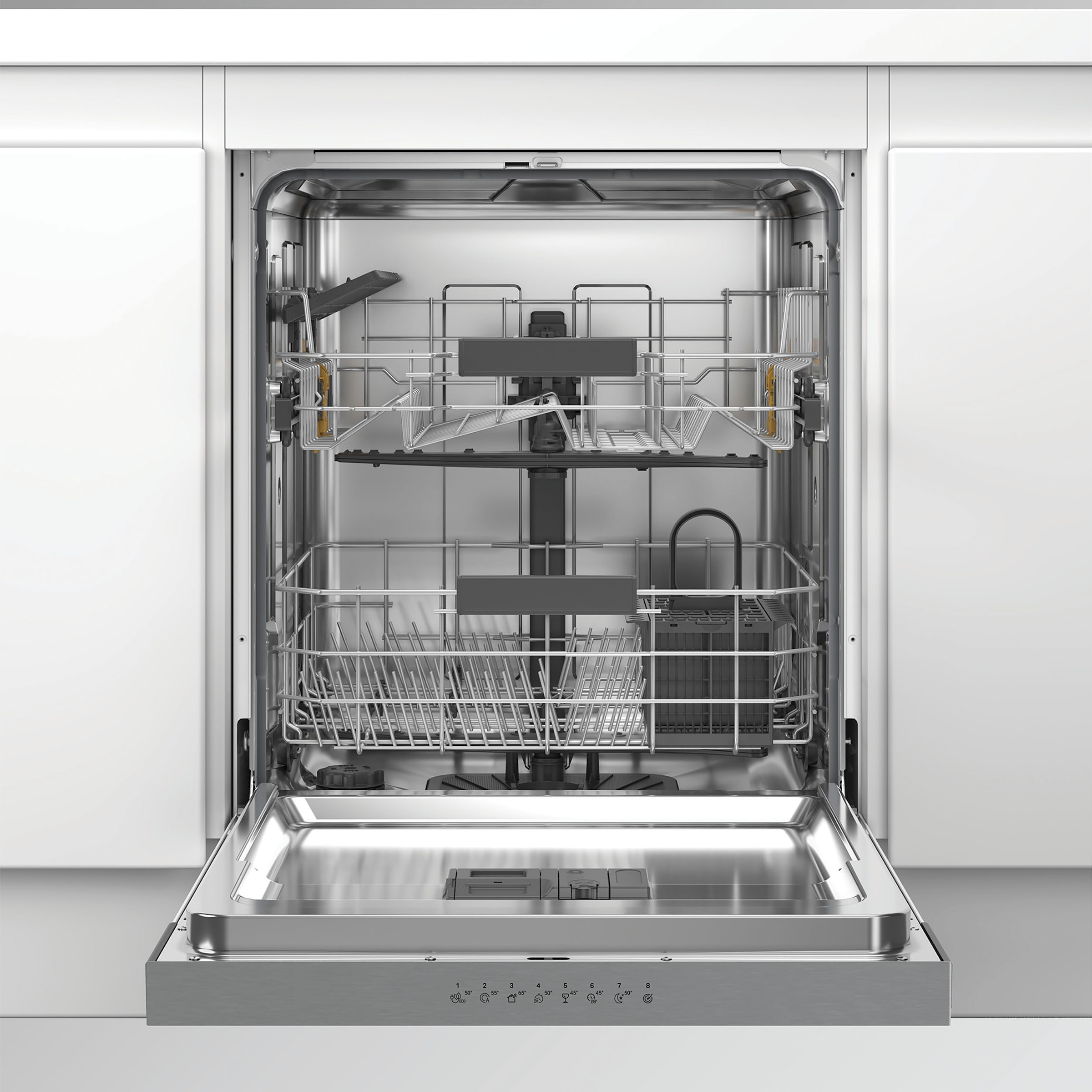 BAUKNECHT teilintegrierbarer Geschirrspüler »OBBC Ecostar2 5320« 8,9 l 14 tlg. Maßgedecke Glass Care – schonende Reinigung für empfindliche Gläser