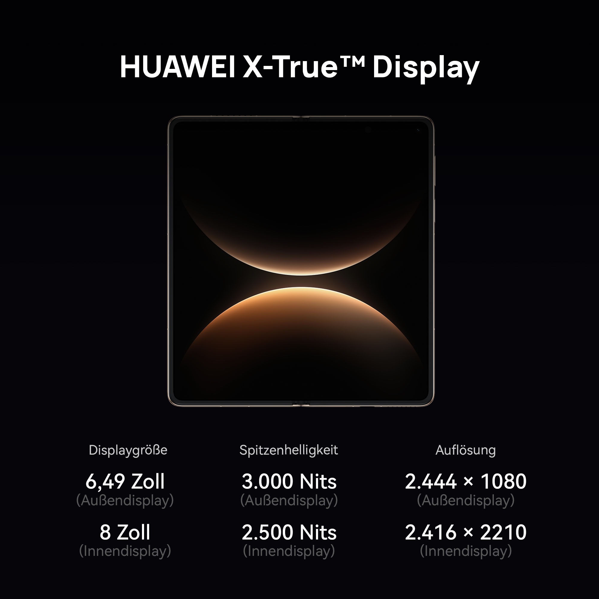 Huawei Smartphone »Mate X7« Rot