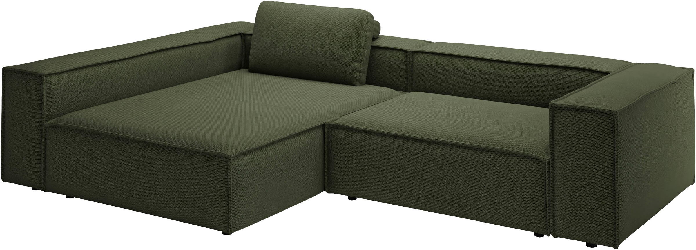 Places of Style Ecksofa »Watertown, moderne XXL L-Form, 306 cm breit«, Komfortabel mit tiefer Sitzfläche – ideal für große Wohnräume