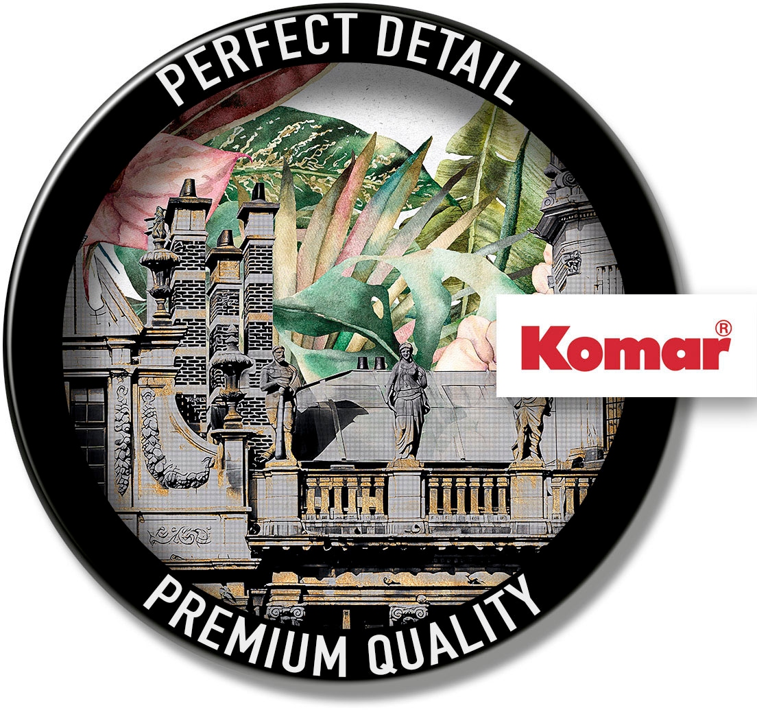 Komar Fototapete »Digitaldruck Vlies - Tropical Palace - Größe 300 x 250 cm«, bedruckt, Wohnzimmer, Schlafzimmer