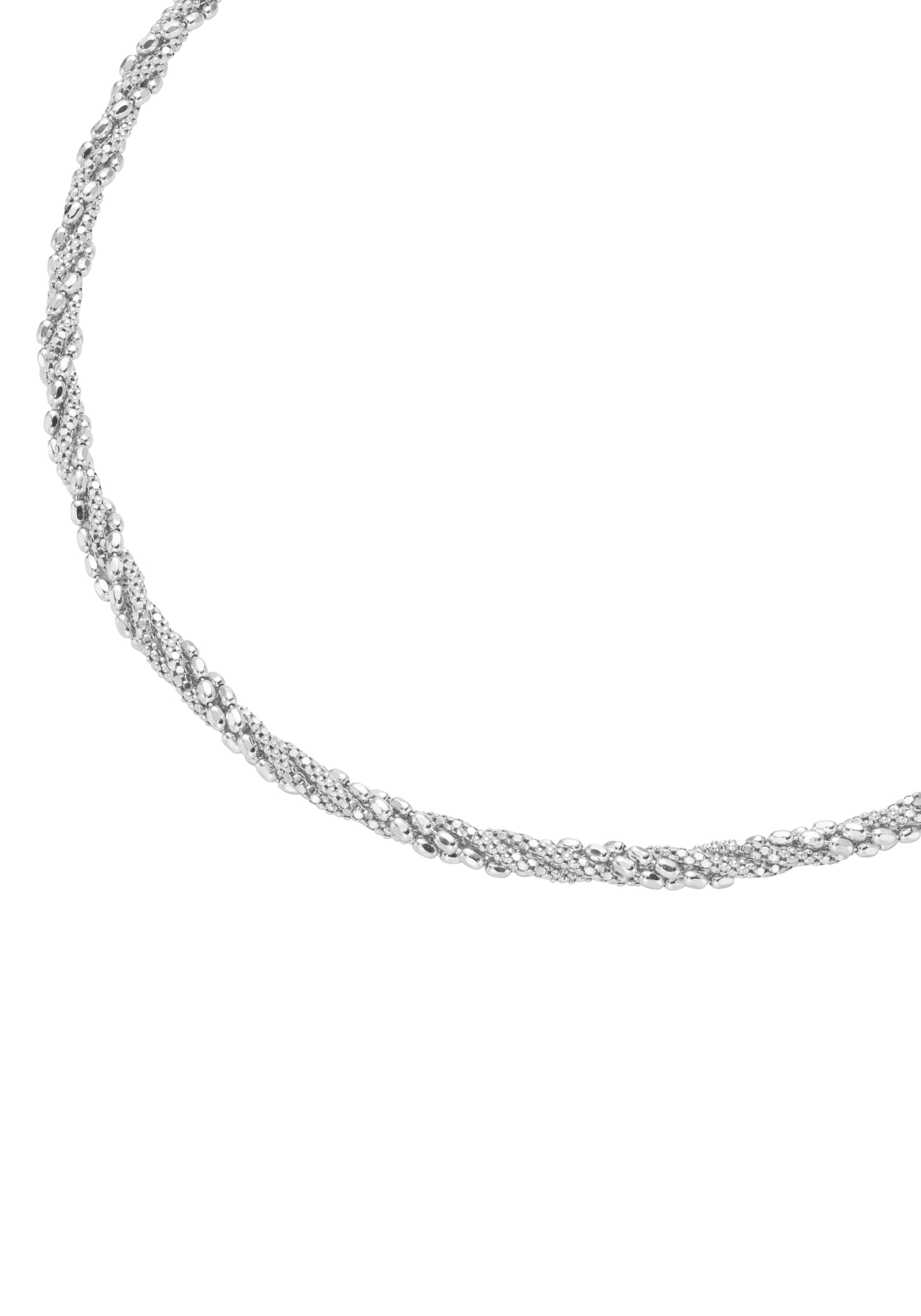 Firetti Silberkette »Schmuck Geschenk, kaufen online rhodiniert, massiv« teilweise diamantiert