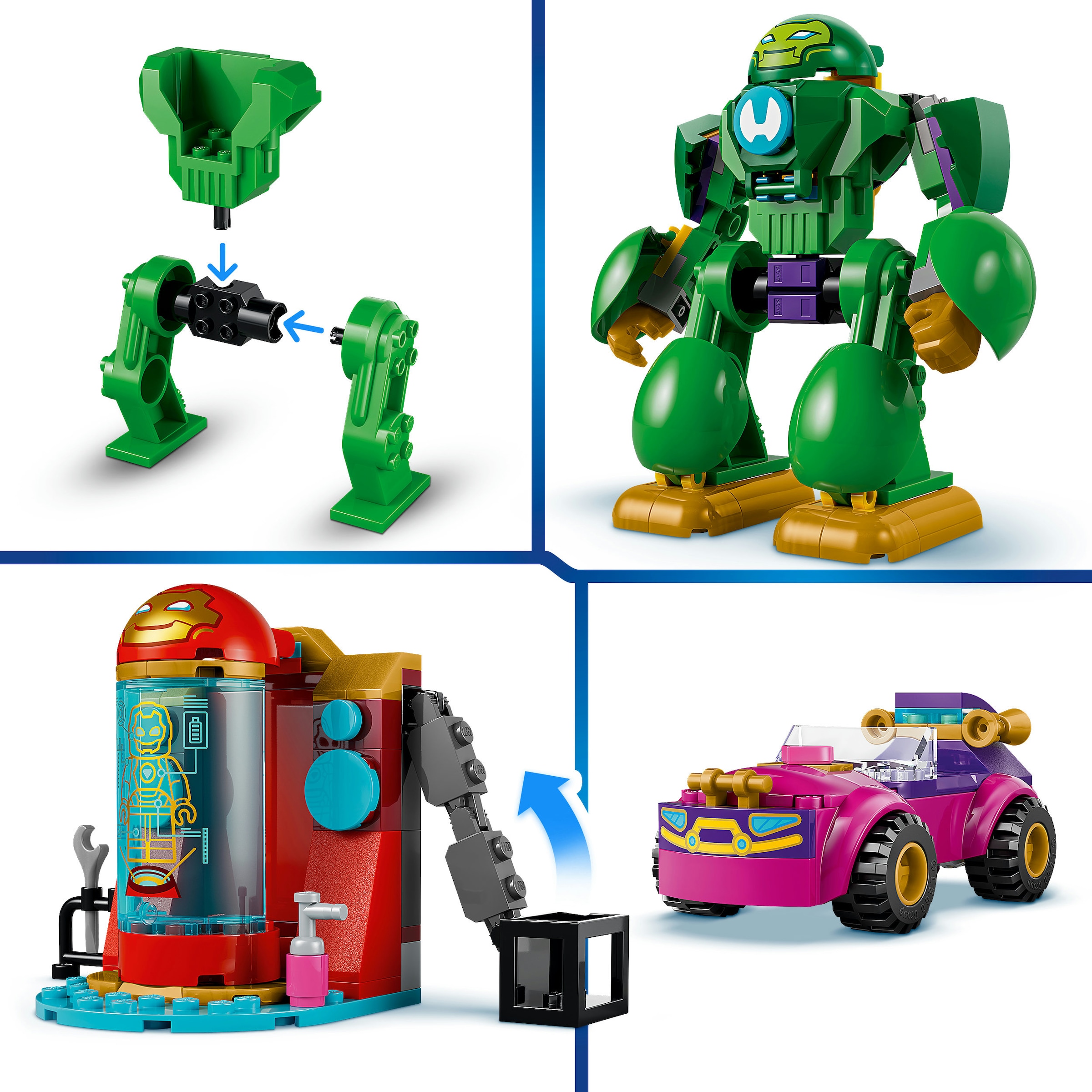 LEGO® Konstruktionsspielsteine »Loki vs. Team Iron Man (11211), LEGO Disney Junior Marvel« Made in Europe
