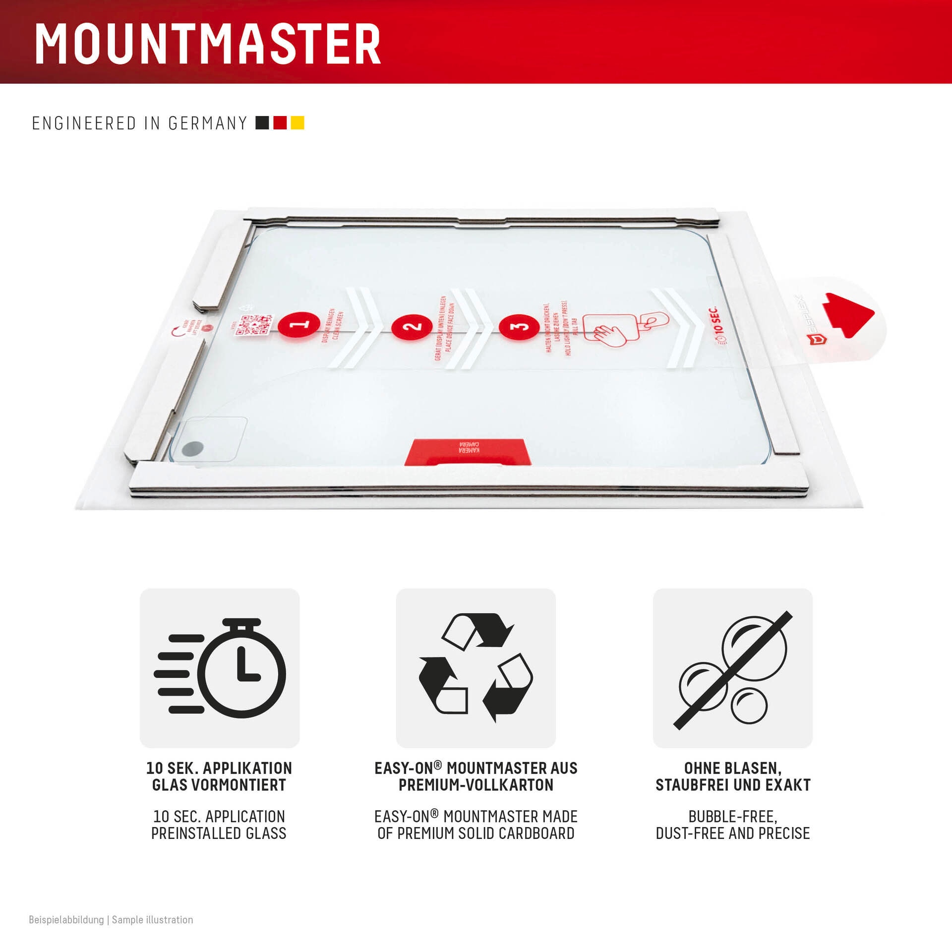Displex Displayschutzglas »Tablet Real Glass« für Apple iPad Pro 11'' (2025) Displayschutzfolie, Schutzfolie, Bildschirmschutz, kratz- & stoßfest