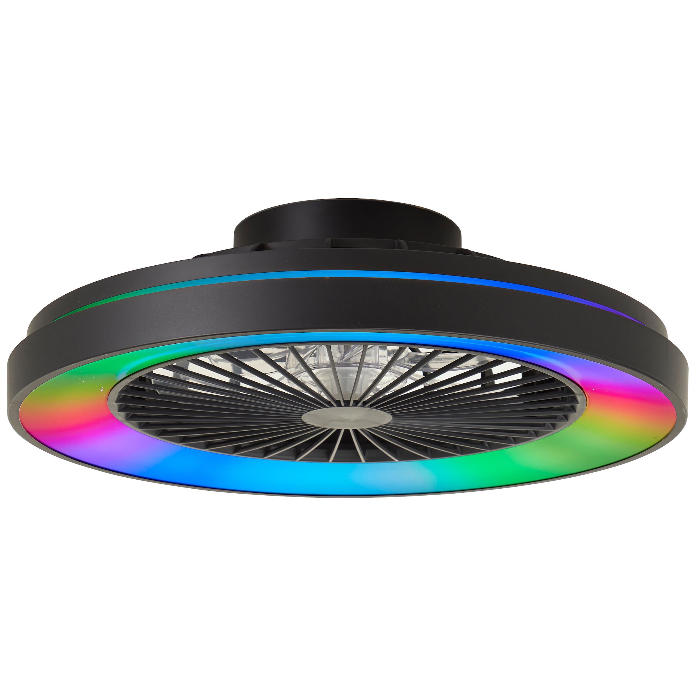 Brilliant LED Deckenleuchte »Mazzaro Deckenventilator«, Deckenlampe, Ventilator, 48,5 cm, digitales RGB, CCT, dimmbar