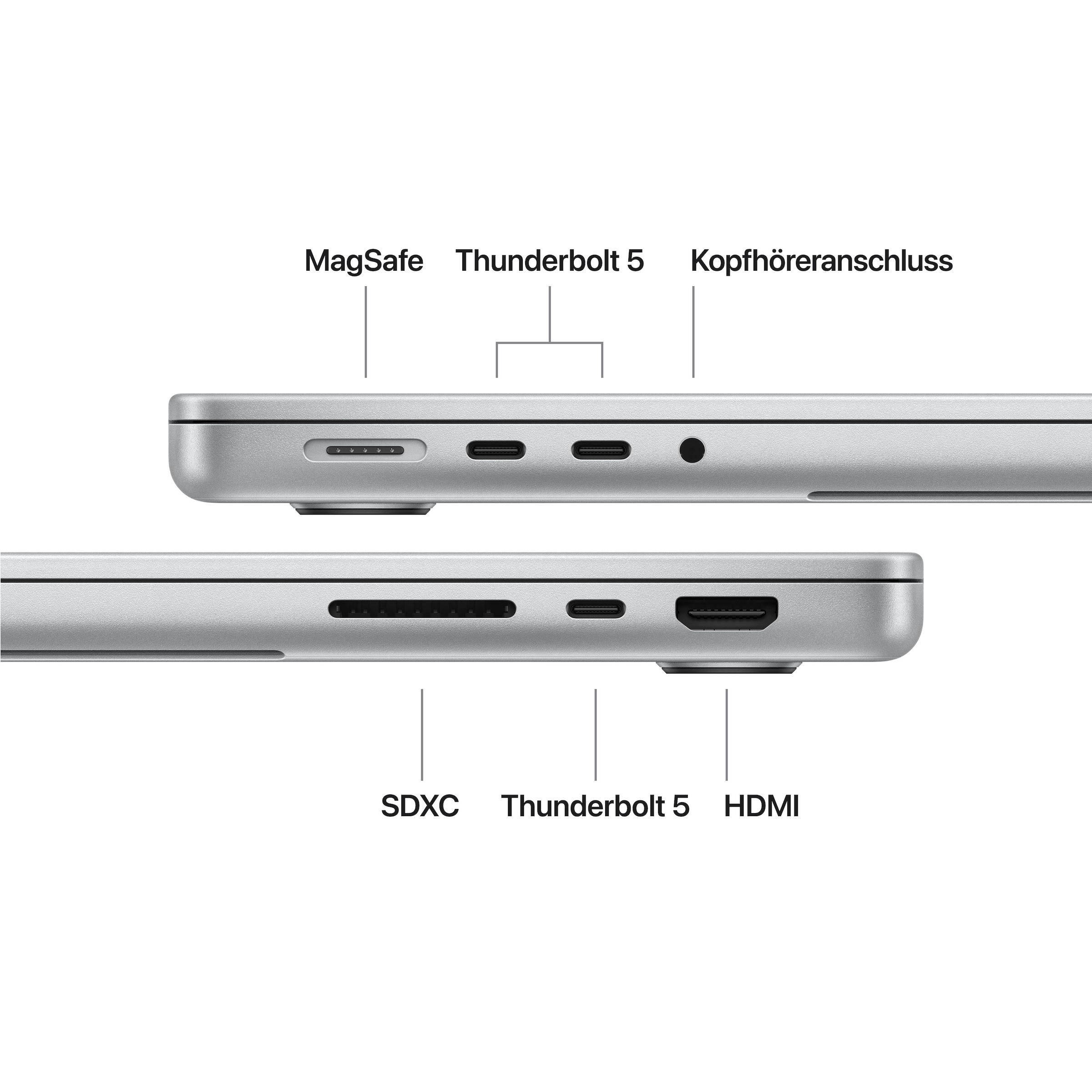 Apple Notebook »MacBook Pro CTO 14"« 35,97 cm / 14,2 ″ Apple M5 Pro 20-Core GPU 1.000 GB SSD