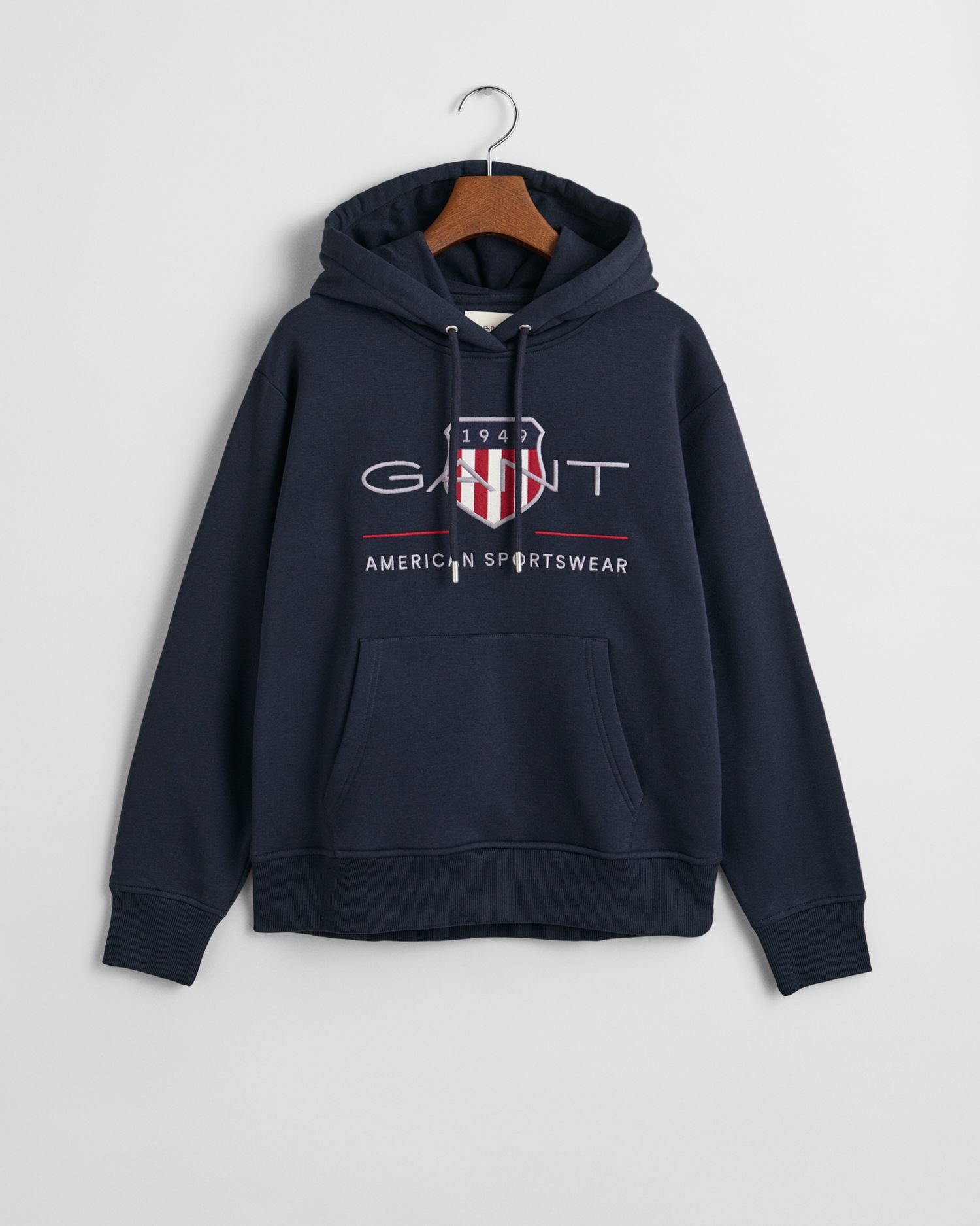 Gant Kapuzensweatshirt »ARCHIVE SHIELD HOODIE«, Mit Kapuze mit Kordelzug
