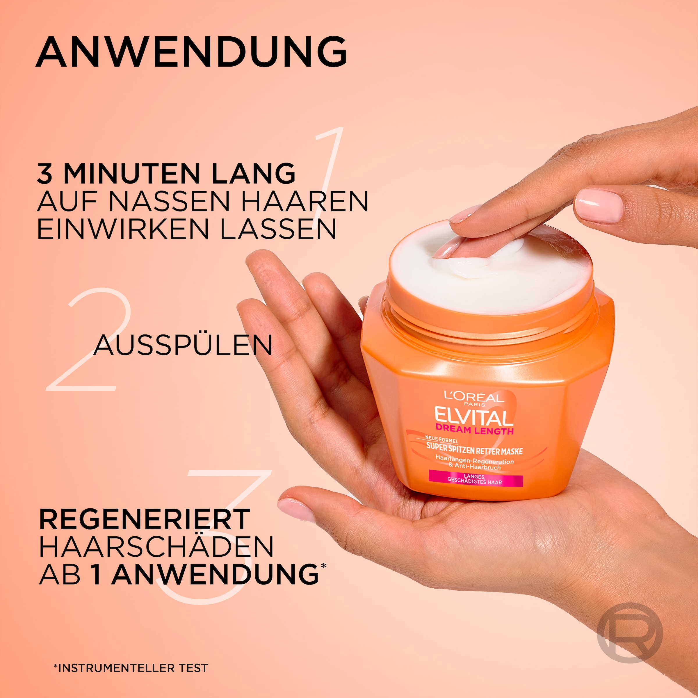 L'ORÉAL PARIS Haarmaske »ELVTIAL DREAM LENGTH MASKE« für langes, geschädigtes Haar