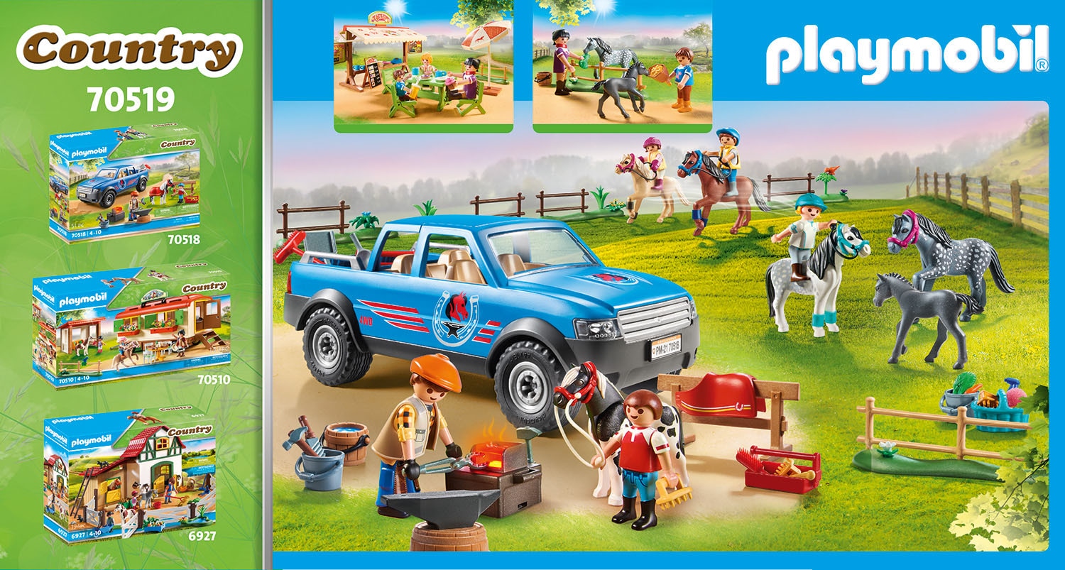 Playmobil® Konstruktions-Spielset »Pony-Café (70519), Country«, (77 St.), Made in Germany