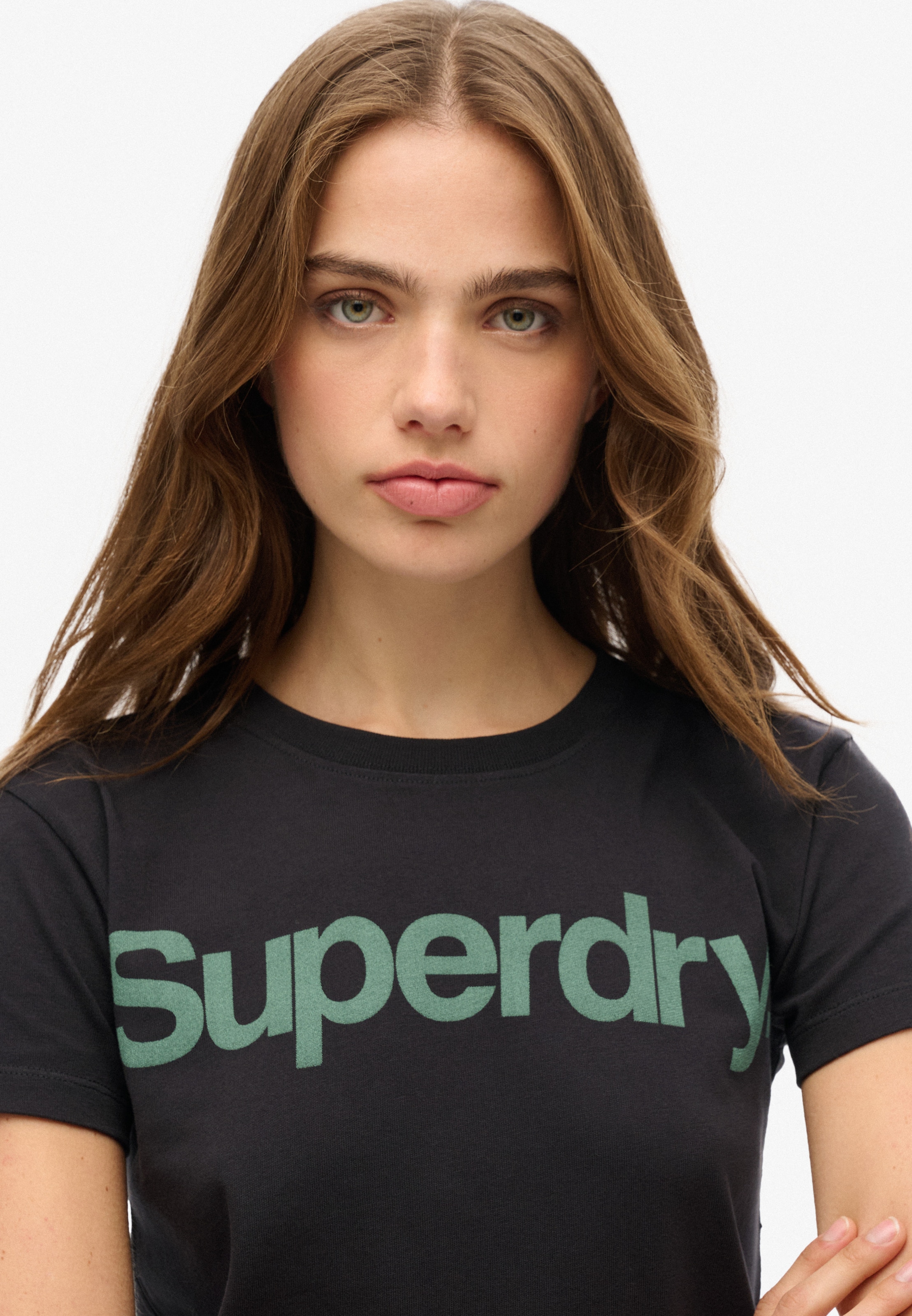 Superdry Kurzarmshirt »CORE LOGO CITY FITTED TEE«