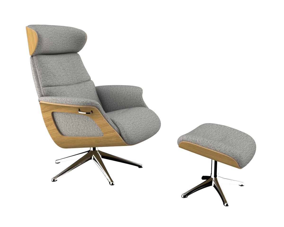 FLEXLUX Relaxsessel »Clement Rücken u. Kopfverstellung, ergonomisch, Aircha günstig online kaufen