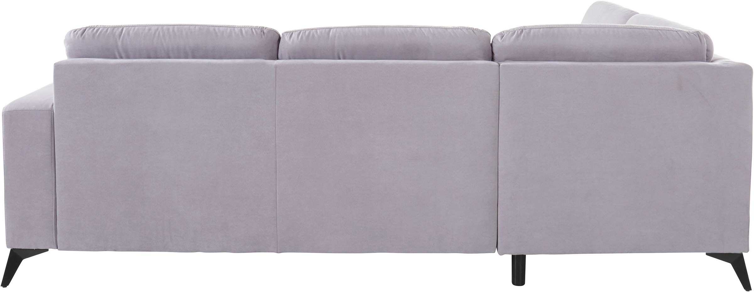 Places of Style Ecksofa »Lolland L-Form«, Wahlweise mit Bettfunktion und Stauraum, auch mit abwischbarem Bezug