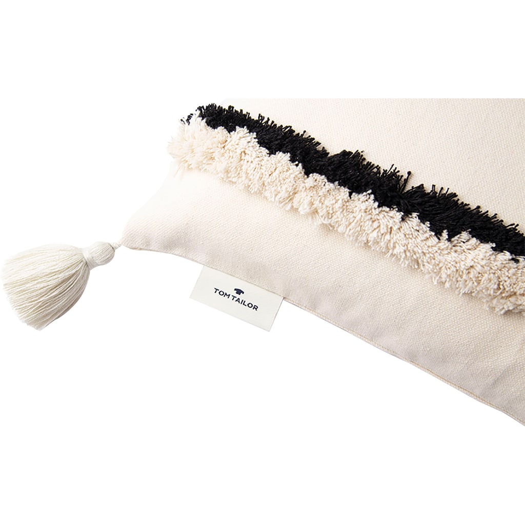 TOM TAILOR HOME Dekokissen »Fluffy Stripe«