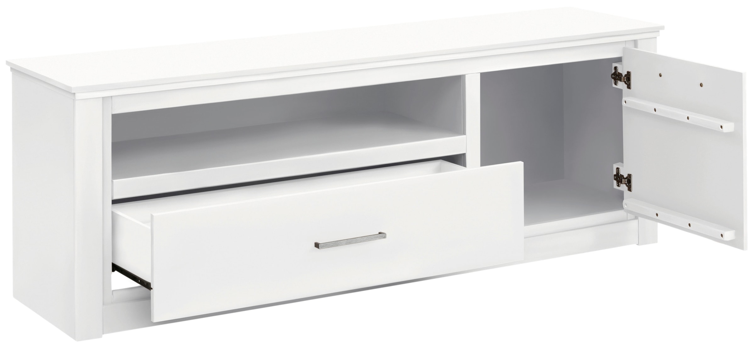 Home affaire Lowboard »Celia«, Kommode mit einer schönen Holzstruktur und edlen Metallgriffen