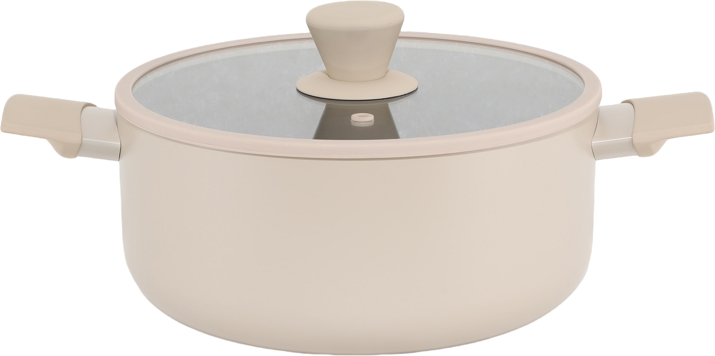 Hanseatic Topf-Set »ALU SCANDI, mit Antihaftbeschichtung« Set, Stielkasserolle 16 cm, Kochtopf 16/20/24 cm, Bratpfanne 24/28 cm, 9 tlg. Aluminium