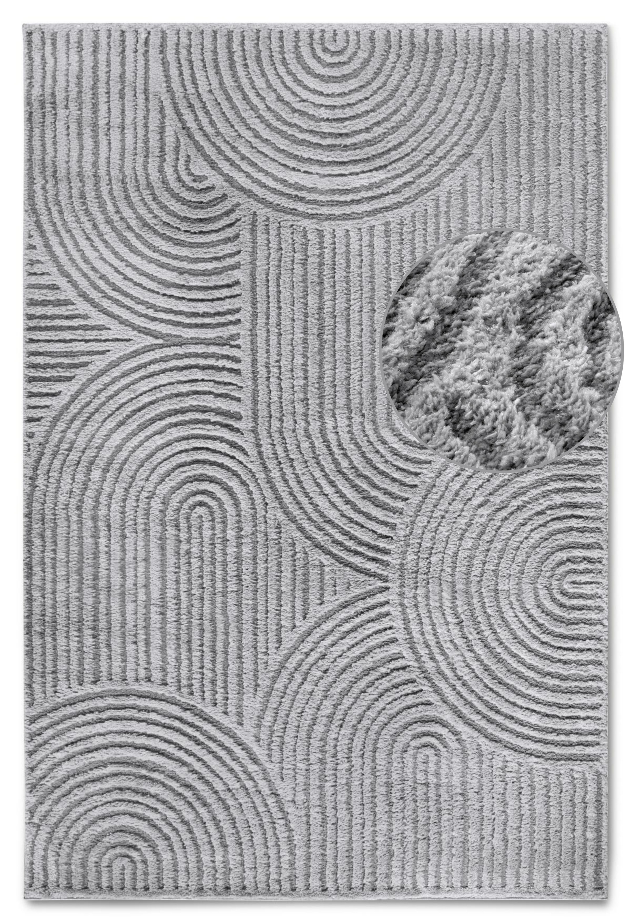 ELLE DECORATION Designteppich »Chappe«, rechteckig, 18 mm Höhe, Shaggy, Läu günstig online kaufen