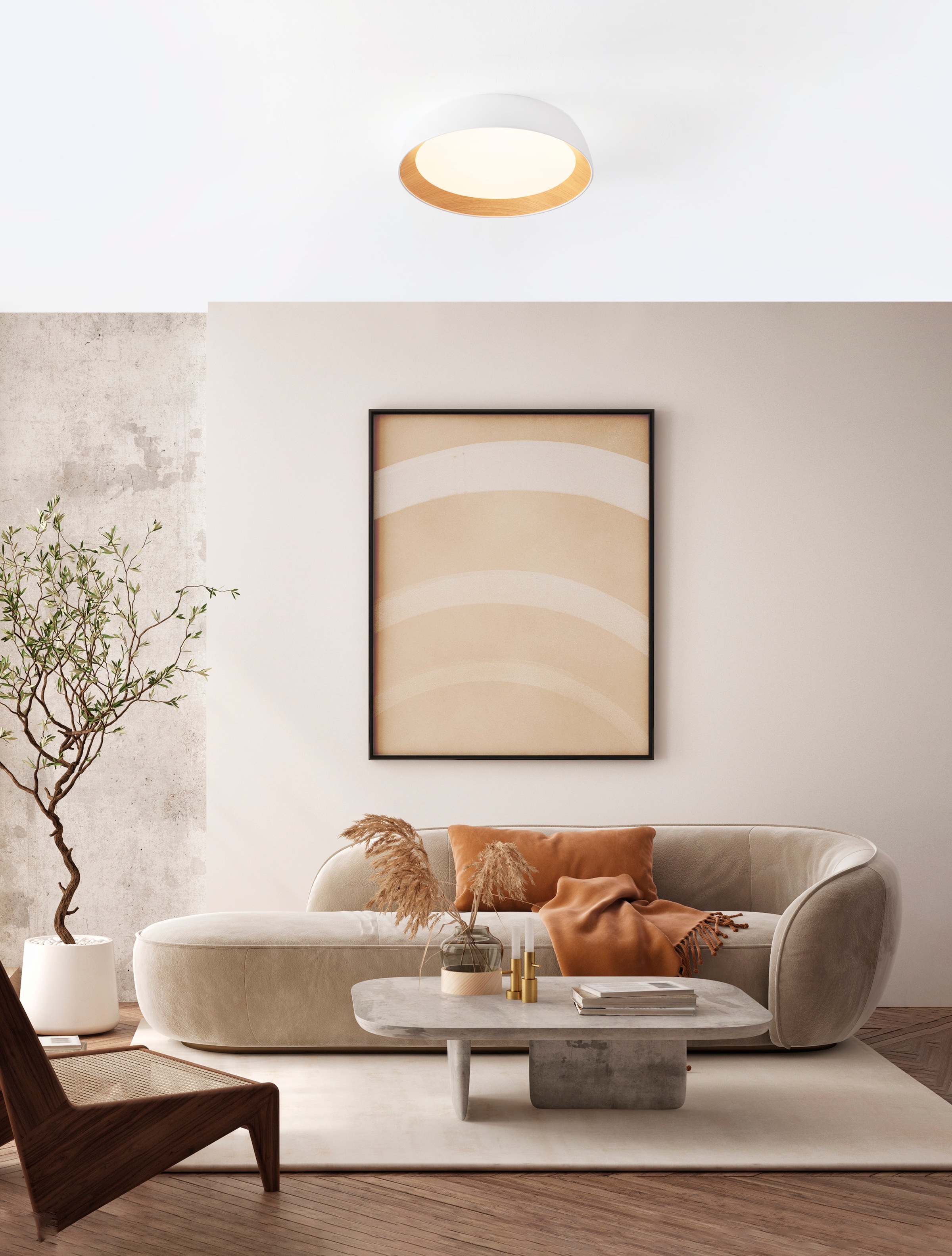 Nova Luce Deckenleuchte »SIGI« LED-Modul 1 Stk. Warmweiß günstig online kaufen