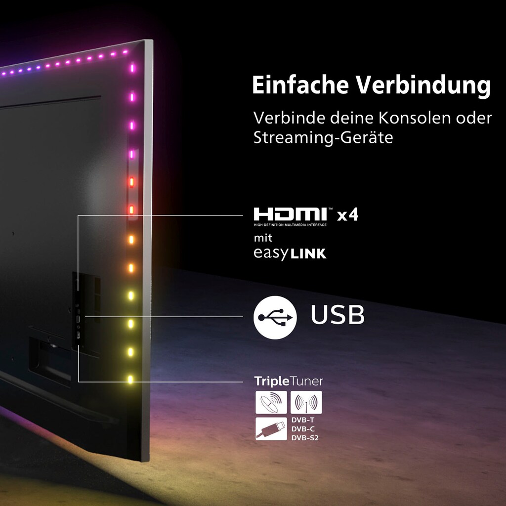 Philips LED-Fernseher »50PUS8107/12«, 126 cm/50 Zoll, 4K Ultra HD, Android TV-Smart-TV