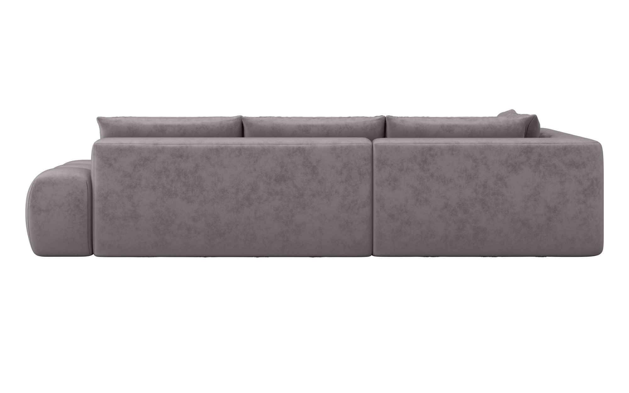 INOSIGN Ecksofa »AZITA klein, L-Form, elegant und bequem Designsofa«, lose Rückenkissen, traumhafte Steppung, Maße B/T/H: 296/176,5/89 cm
