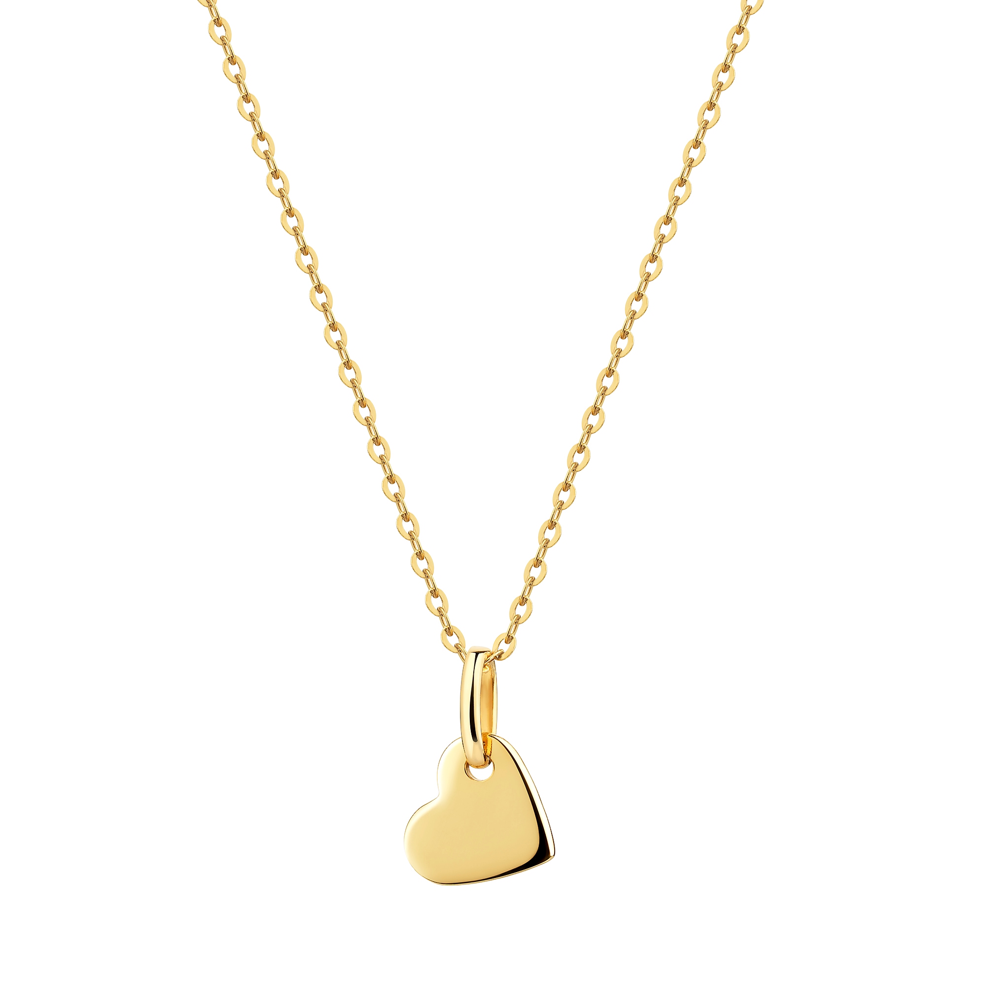 Firetti Kette mit Anhänger »Schmuck Geschenk Silber 925 Halsschmuck Halskette Ankerkette Herz«