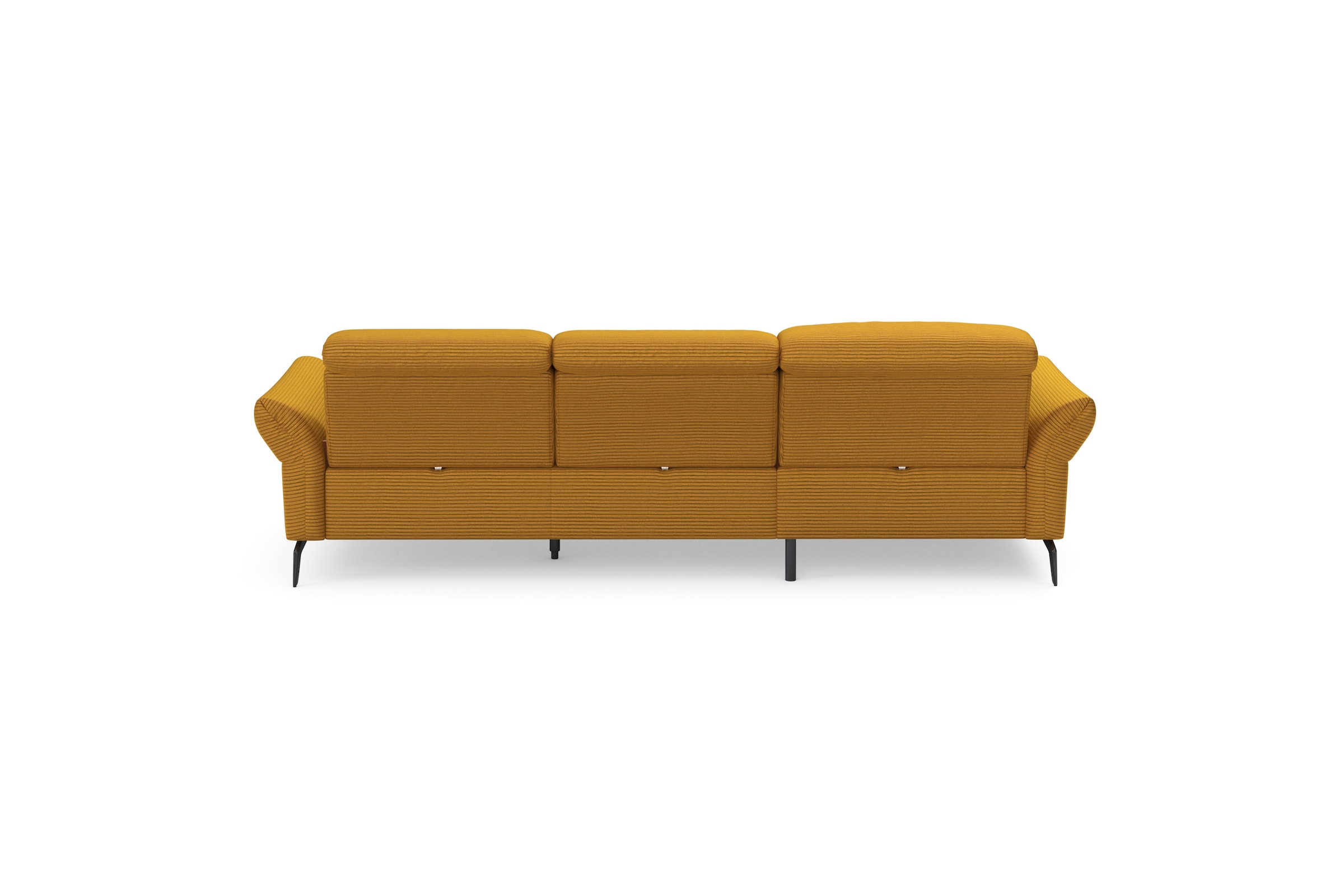 INOSIGN Ecksofa »Coco L-Form«, Sitztiefen-, Arm- und Kopfteilverstellung, Cord-Bezug, Fußhöhe 15 cm