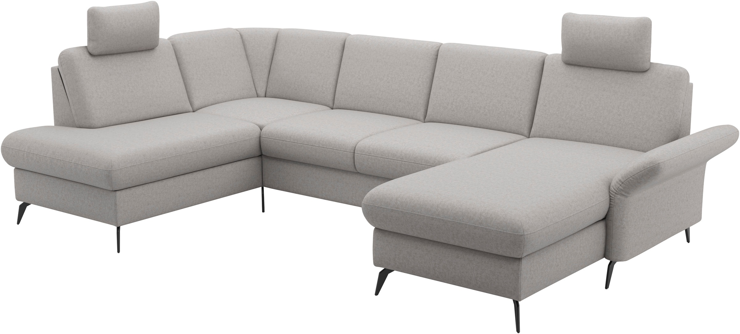 Home affaire Wohnlandschaft »Rochelle«, optional: Armteilverstellung, klappbar, Bettkasen