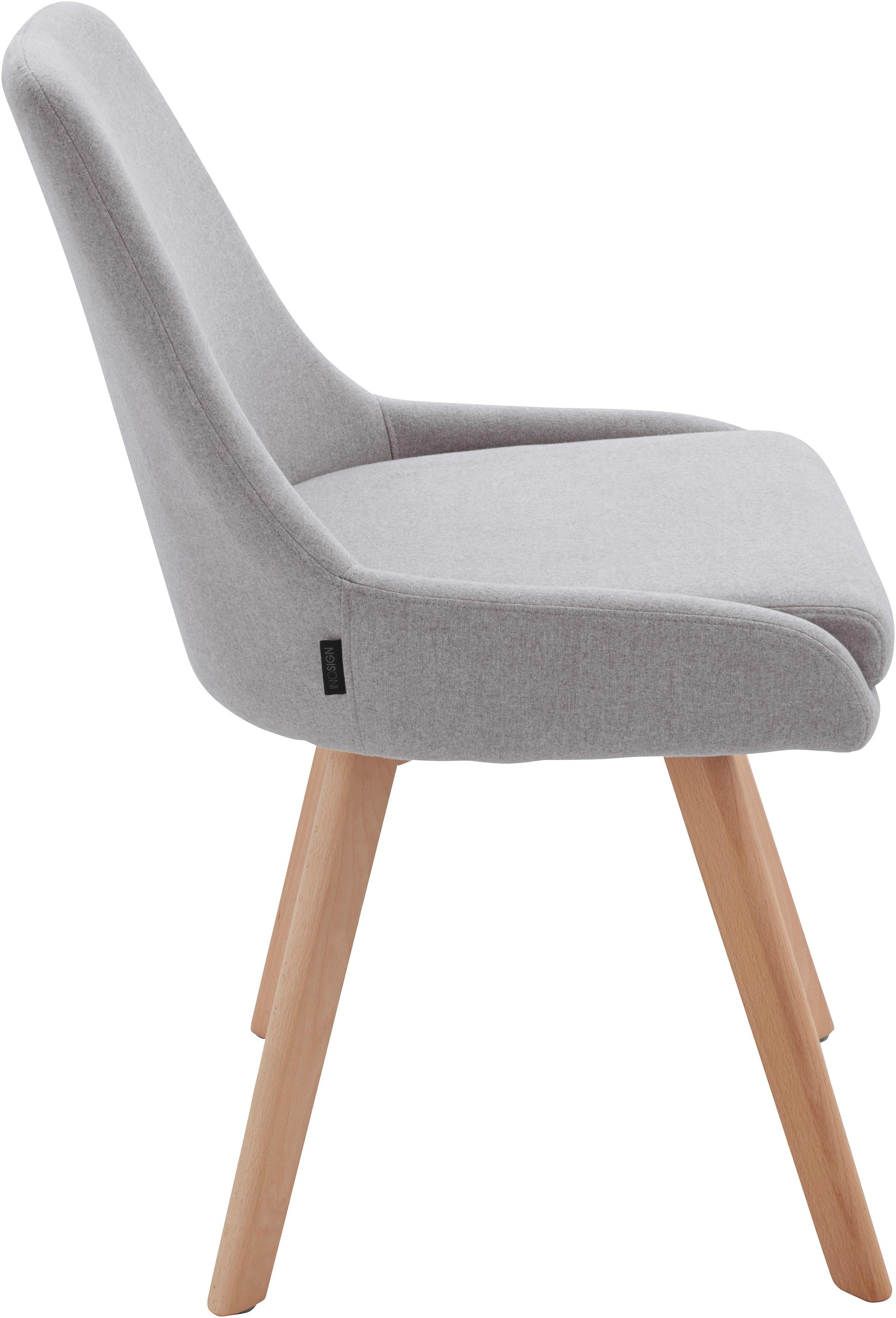 INOSIGN Esszimmerstuhl »Dilla, TOPSELLER!«, (Set), 2 St., Webstoff, im 1er und 2er Set, Webstoff Bezug, Sitzhöhe 48 cm, Küchenstuhl