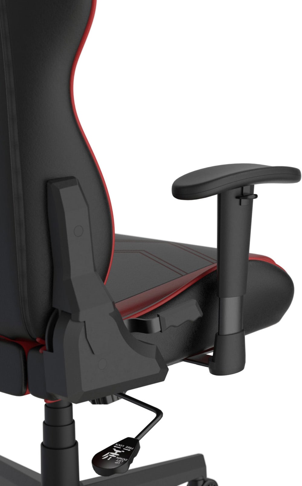 MCA furniture Gaming-Stuhl »DX Racer Prince Gamingchair«, (Set), 1 St., Kunstleder, Gaming,Racing,Design,Lordose,Kissen,Armlehne,drehbar,verstellbar