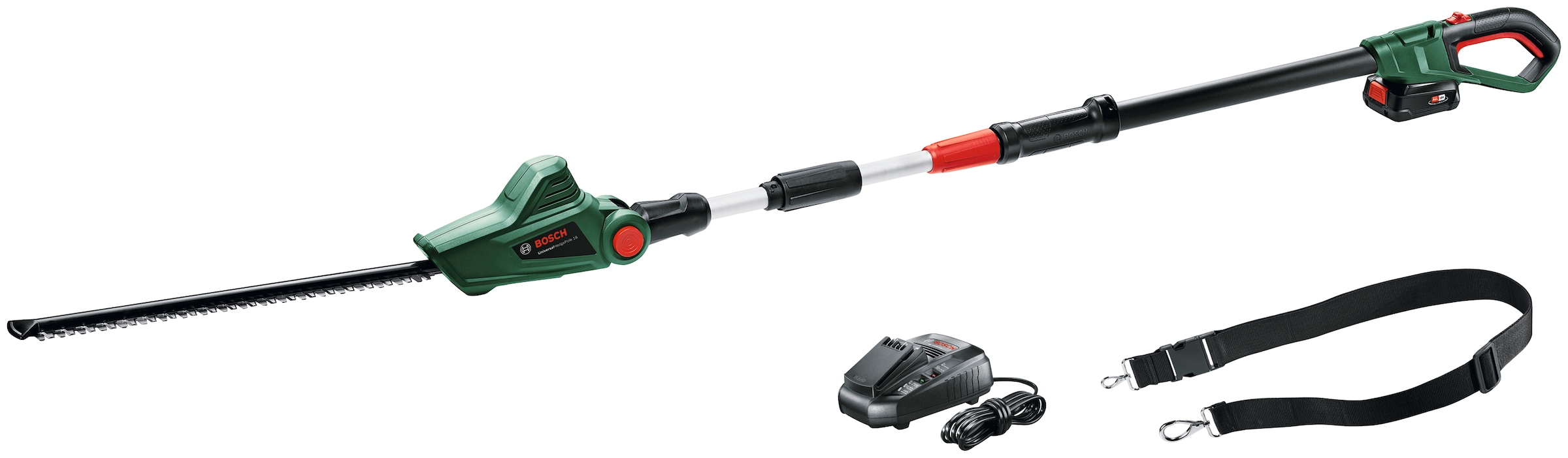 Bosch Home & Garden Akku-Heckenschere »UniversalHedgePole 18«, 43 cm Schnittlänge, mit Akku und Ladegerät