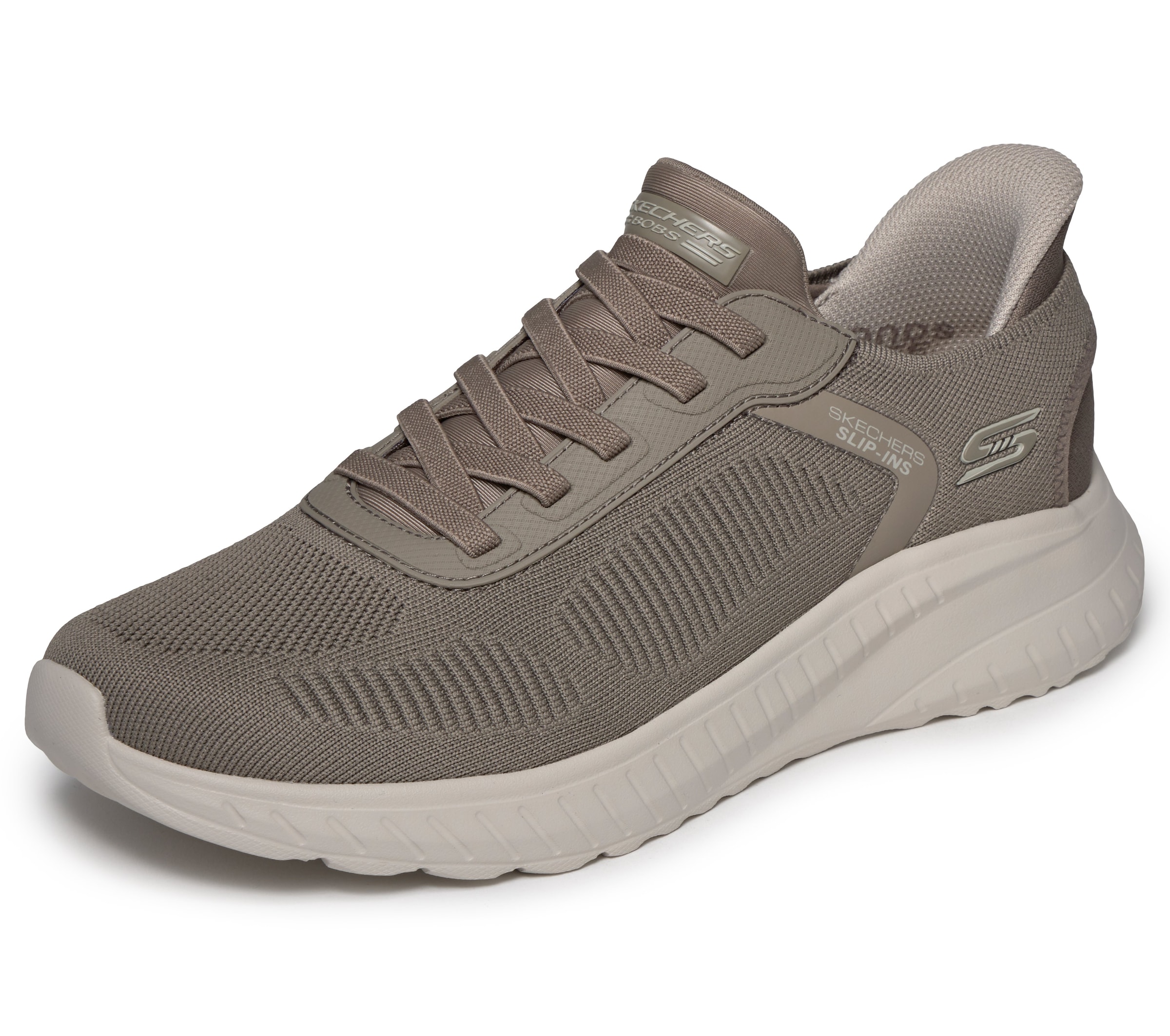 Skechers Slip-On Sneaker »BOBS SQUAD CHAOS-SOLID STEP«  Schlupfschuh, Slipper, Sneaker zum Schlupfen