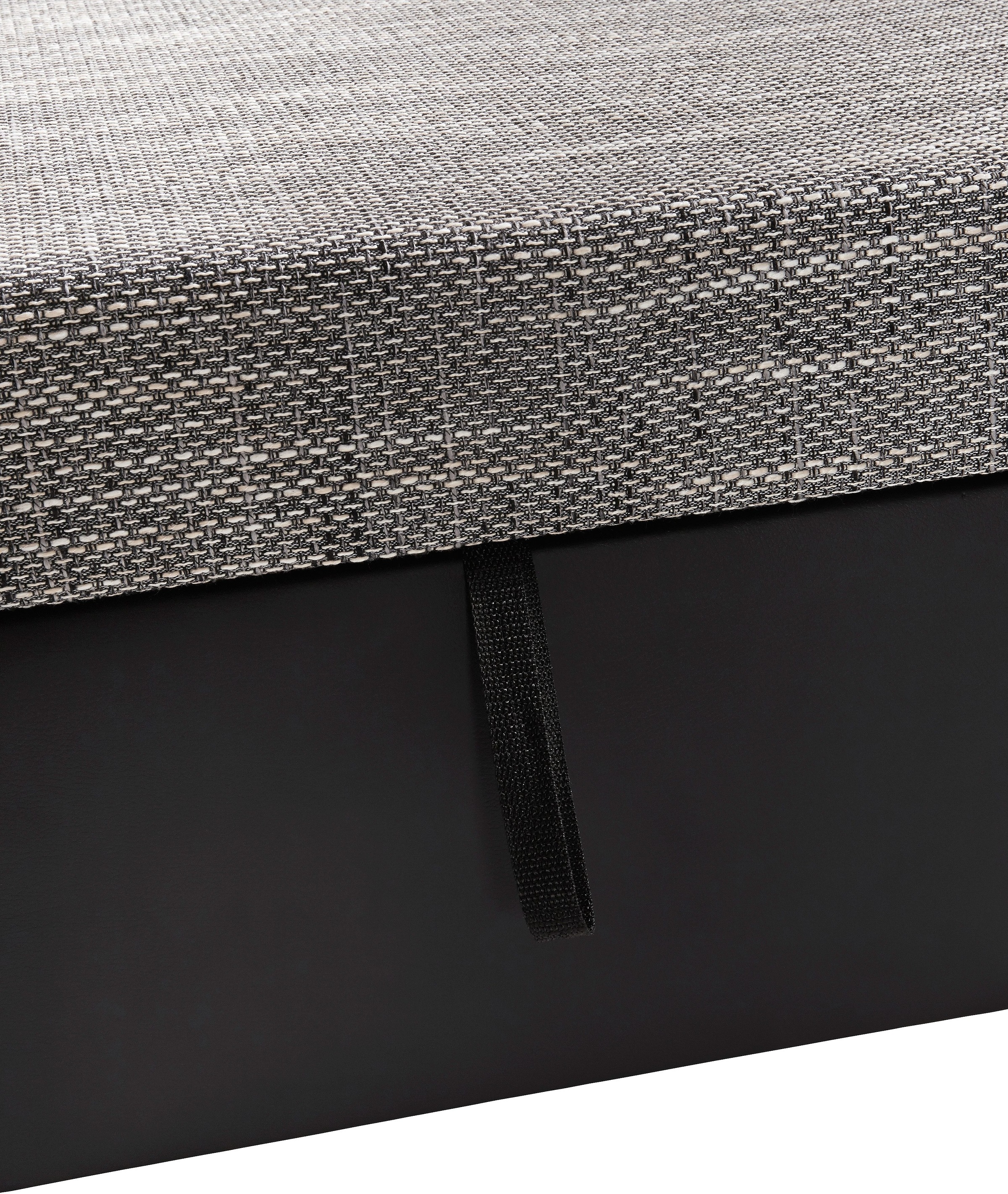 DOMO collection Ecksofa Treviso, wahlweise mit Bettfunktion, incl. Zierkissen