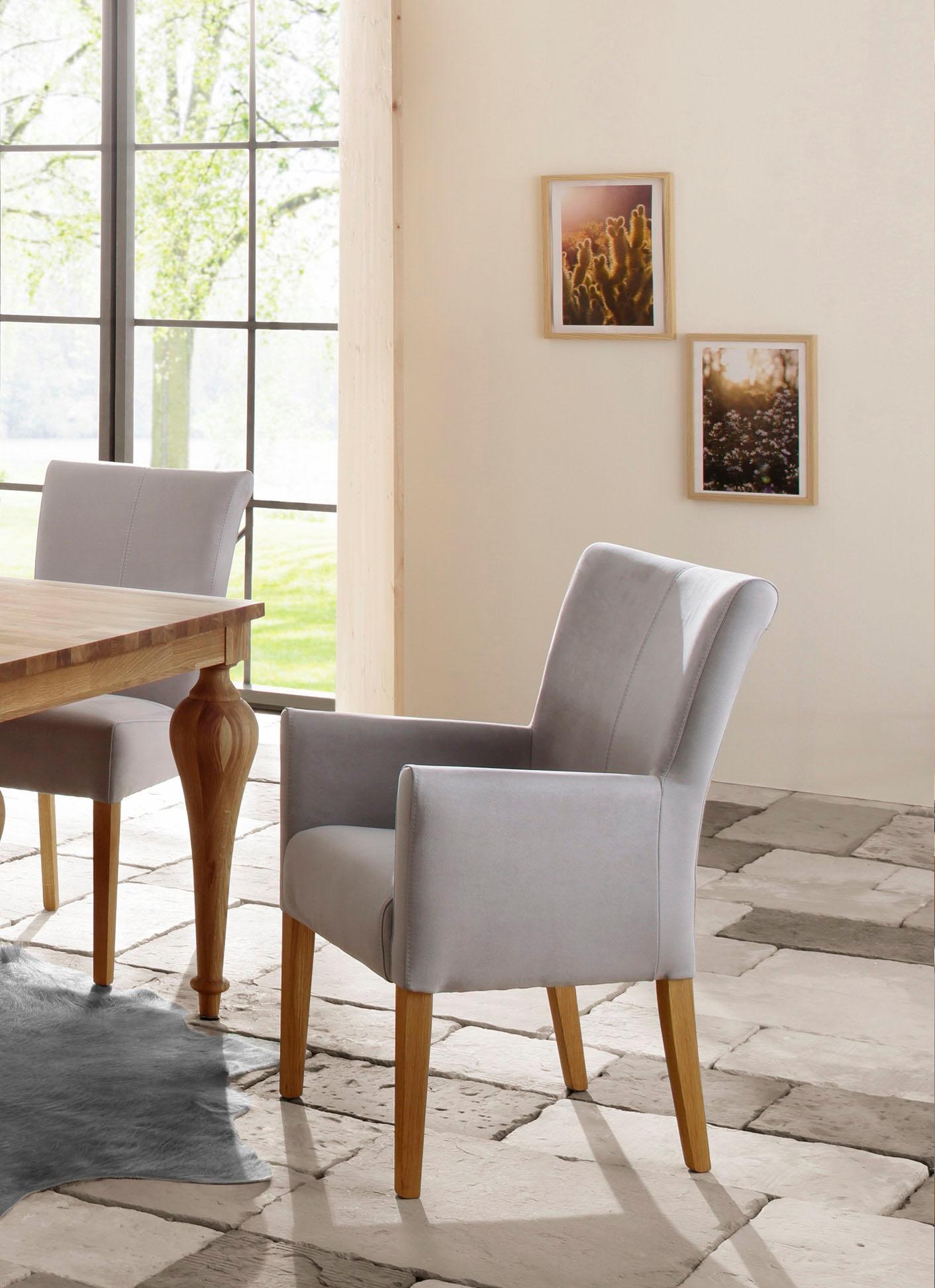 Home affaire Armlehnstuhl »King BESTSELLER!«, Luxus-Microfaser, Esszimmerst günstig online kaufen
