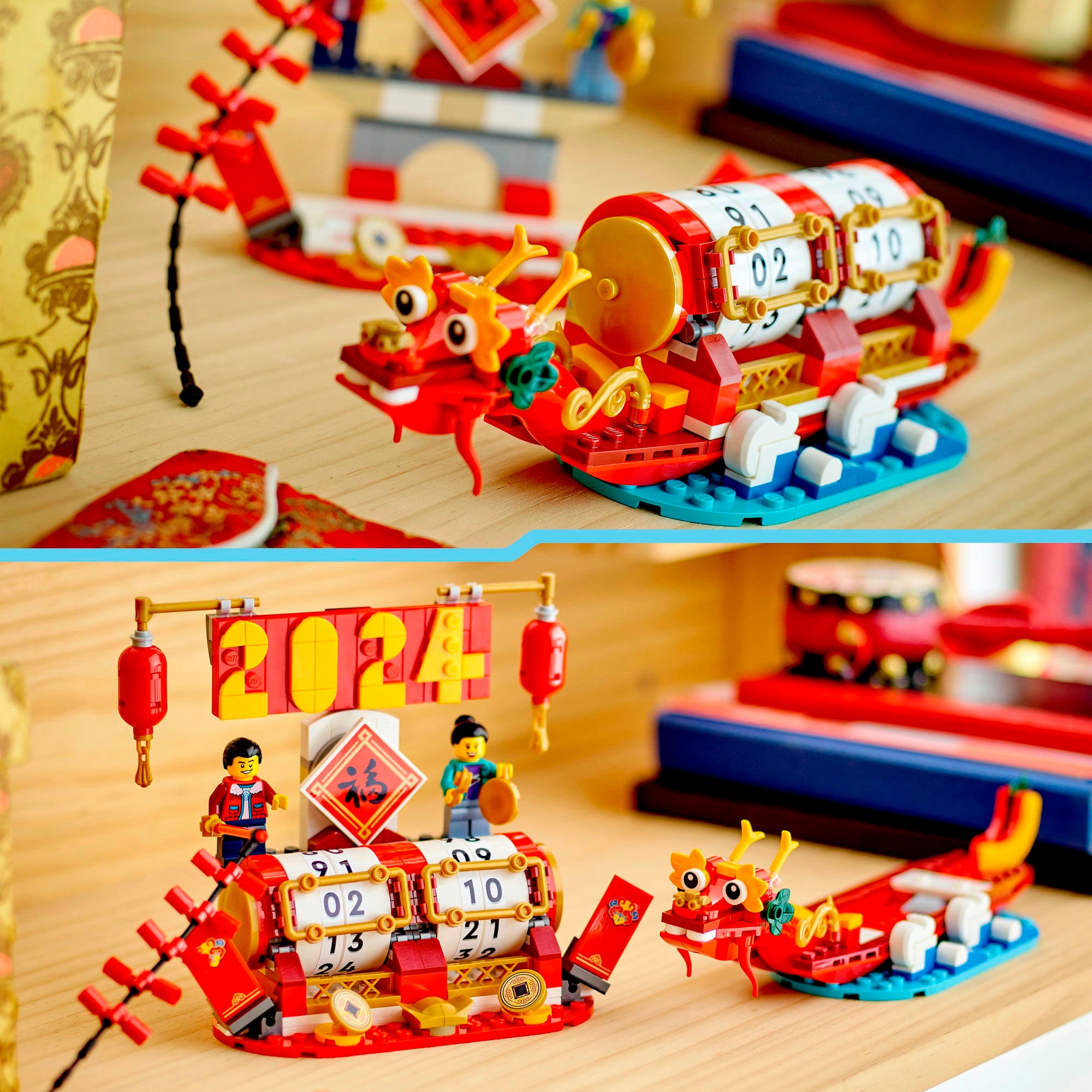 LEGO® Konstruktionsspielsteine »Feiertagskalender (40678), LEGO Iconic«, (345 St.), Made in Europe