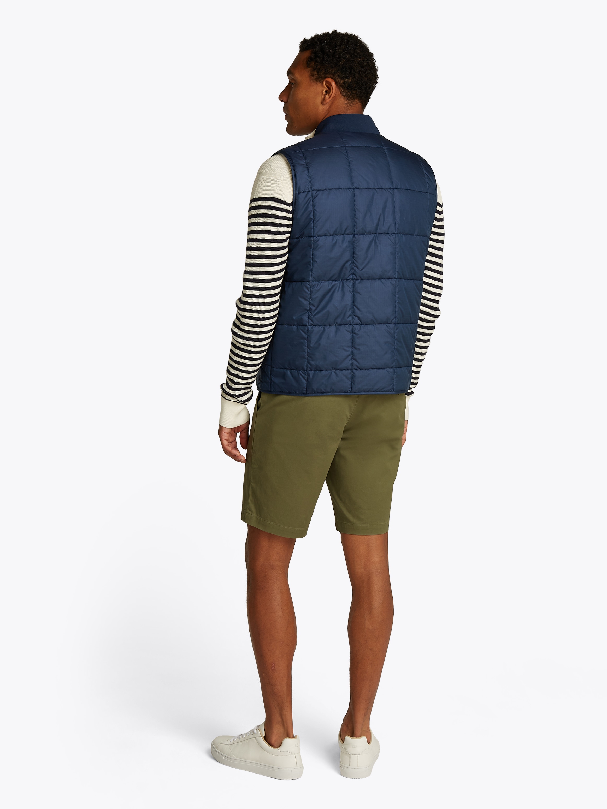 Tommy Hilfiger Steppweste »SQUARE QUILTED VEST«, Mit Rundhalsausschnitt