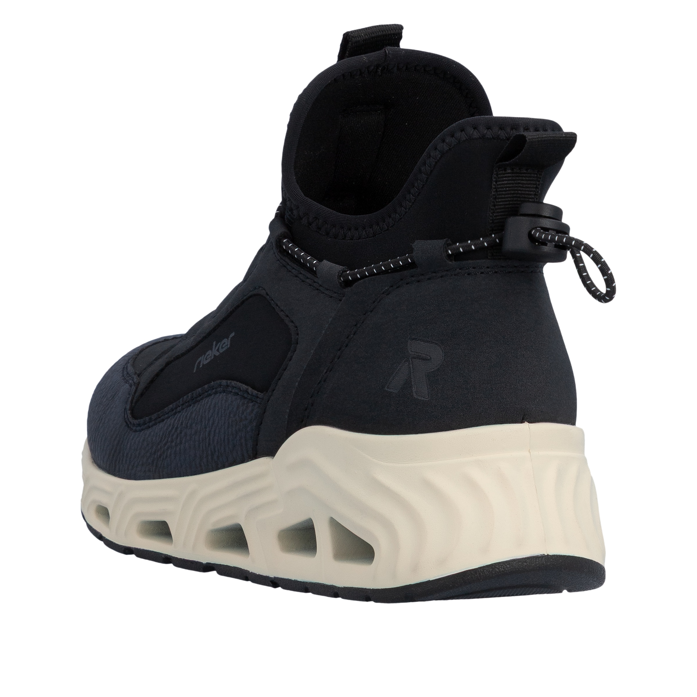 Rieker Slip-On Sneaker  Freizeitschuh, Schlupfboots, High-Top-Sneaker, Slip-On mit Gummizug