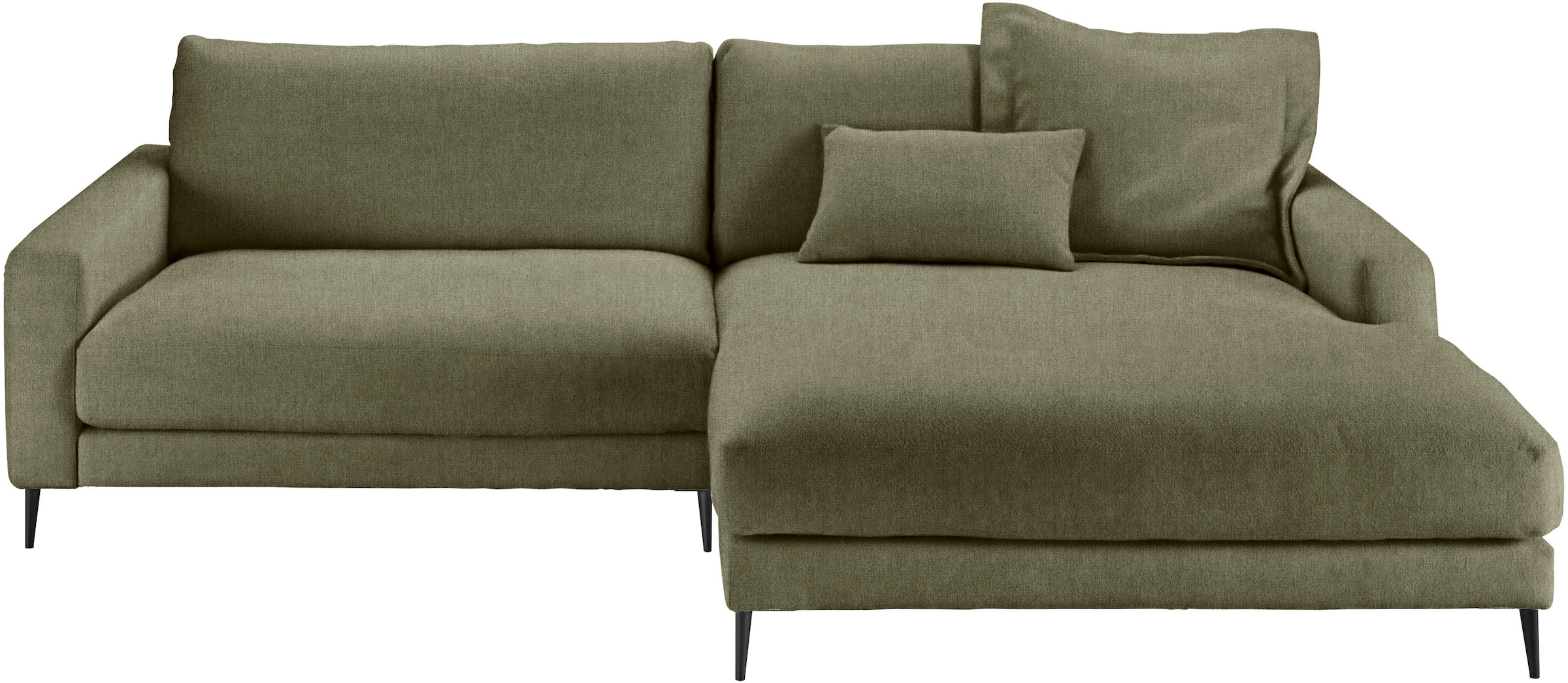 Home affaire Ecksofa »Downtown, B/T/H: 272/190/84 cm L-Form« weicher Sitzko günstig online kaufen