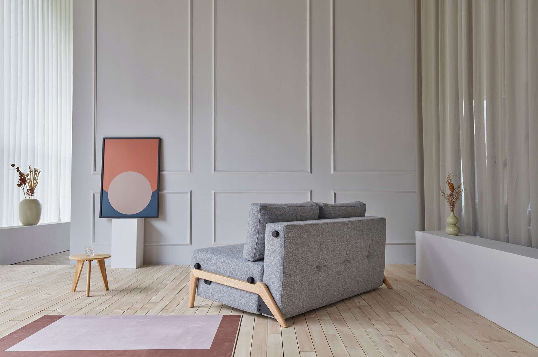 INNOVATION LIVING ™ Schlafsofa »Cubed Klappsofa, hochwertige Schlaffunktion, Design und extra Komfort«, Frontauszug, sehr platzsparend, abgewinkelt Sitzen, waagerecht liegen