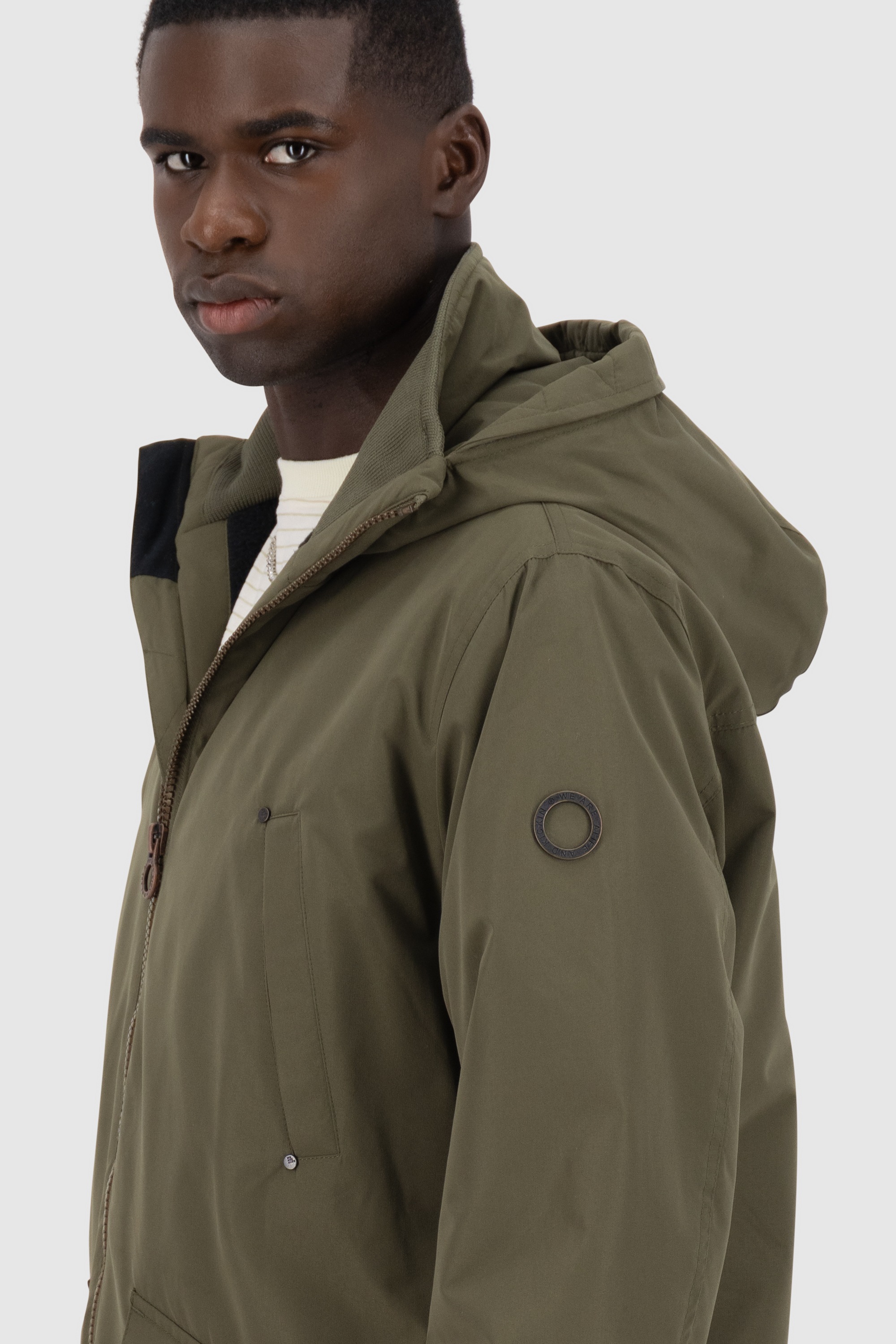 Alife & Kickin Winterjacke »Herren RonAK A«, Warm gefütterte Jacke mit großer Kapuze mit weichem Innenfutter