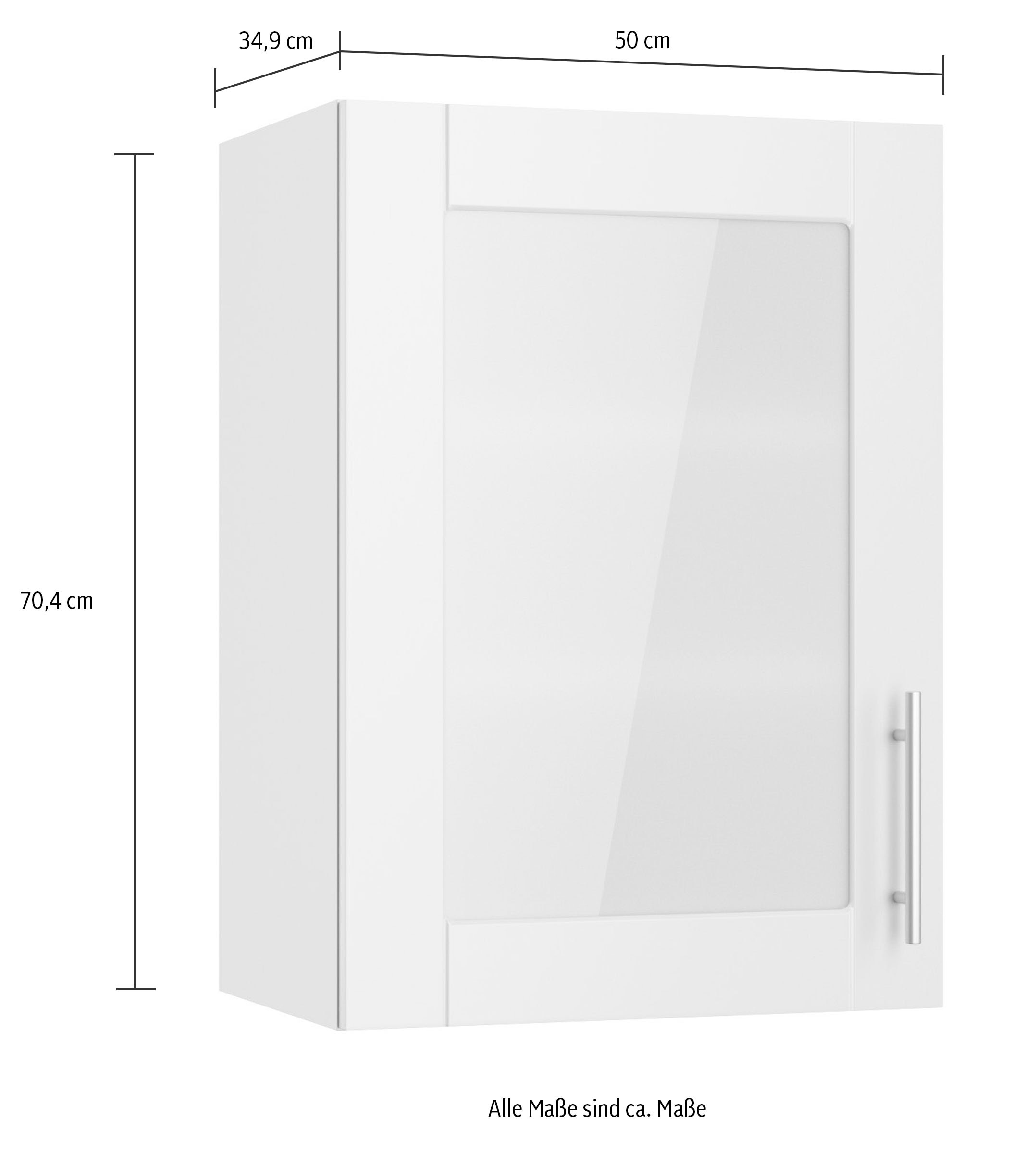 KOCHSTATION Glashängeschrank »KS-Ahus«, Breite 50 cm