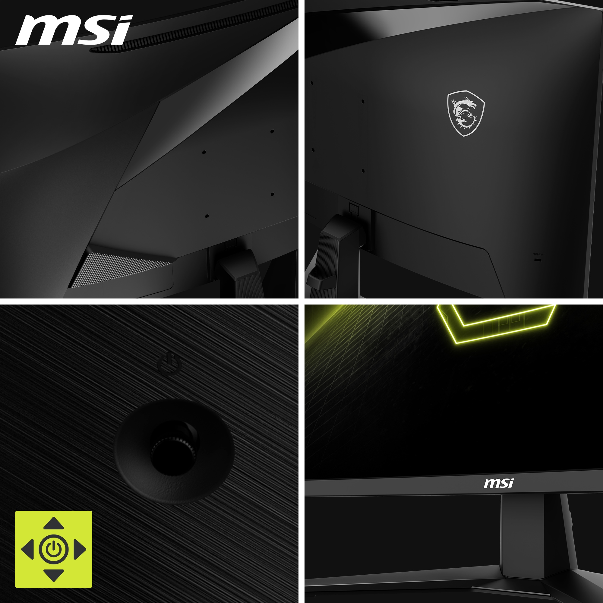 MSI Gaming-Monitor »MAG 32C6X«, 80 cm/32 Zoll, 1920 x 1080 px, Full HD, 1 ms Reaktionszeit, 250 Hz, 3 Jahre Herstellergarantie