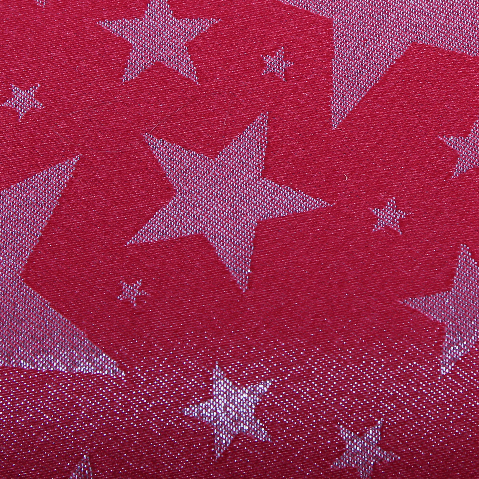 Delindo Lifestyle Mitteldecke »Christsterne« Jacquard mit Lurexsternen günstig online kaufen