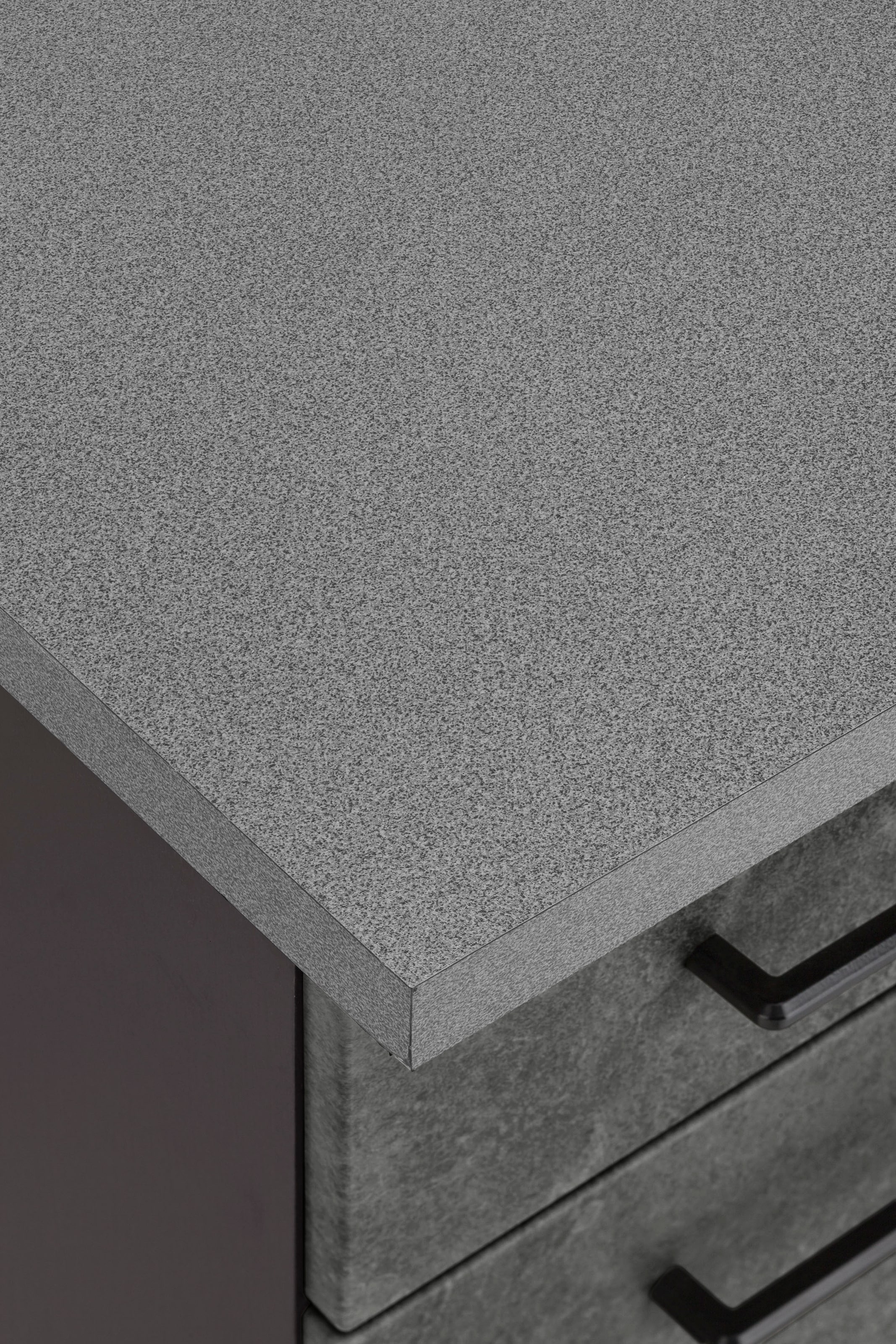 KOCHSTATION Küchenzeile »KS-Tulsa«, mit E-Geräten, Breite 320 cm, schwarze Metallgriffe, MDF Fronten