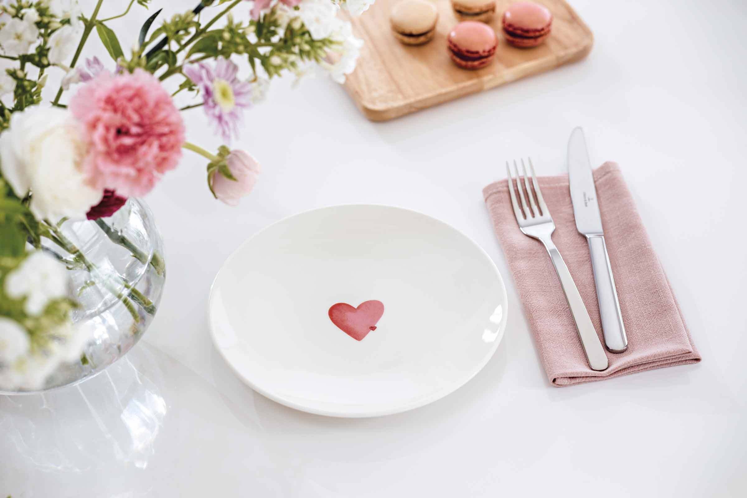 Villeroy & Boch Frühstücksteller »Frühstücksteller Sending Love With Love ø günstig online kaufen
