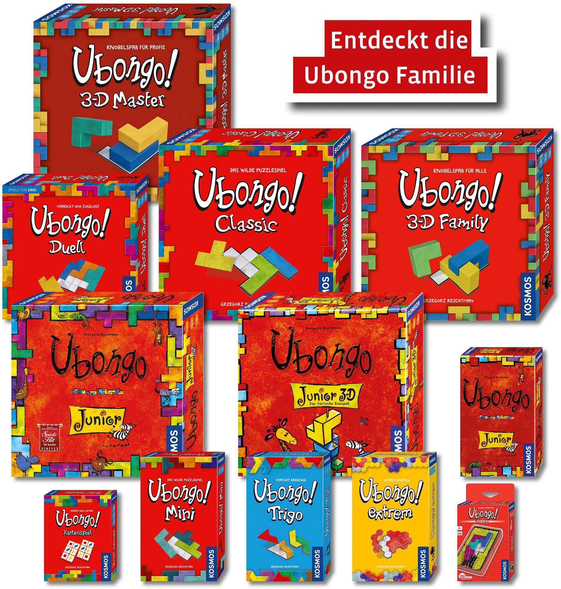 Kosmos Spiel »Ubongo! Duell«, Made in Germany