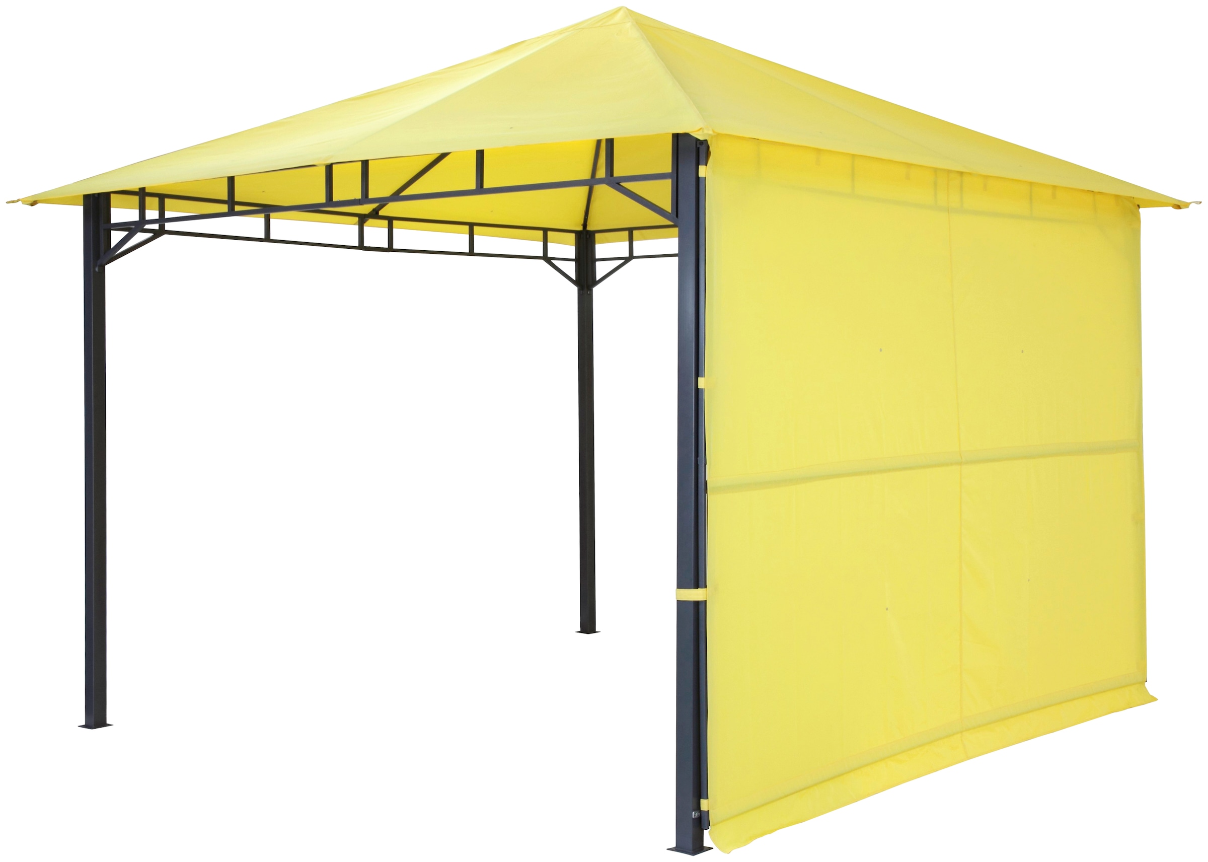 Tepro Pavillon »Lehua«, BxTxH: 330x330x285 cm, Seitenteil als Markise ausklappbar