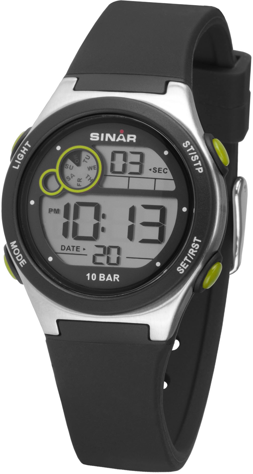 SINAR Quarzuhr »XF-68-1«, Armbanduhr, Kinderuhr, digital, Datum, ideal auch als Geschenk