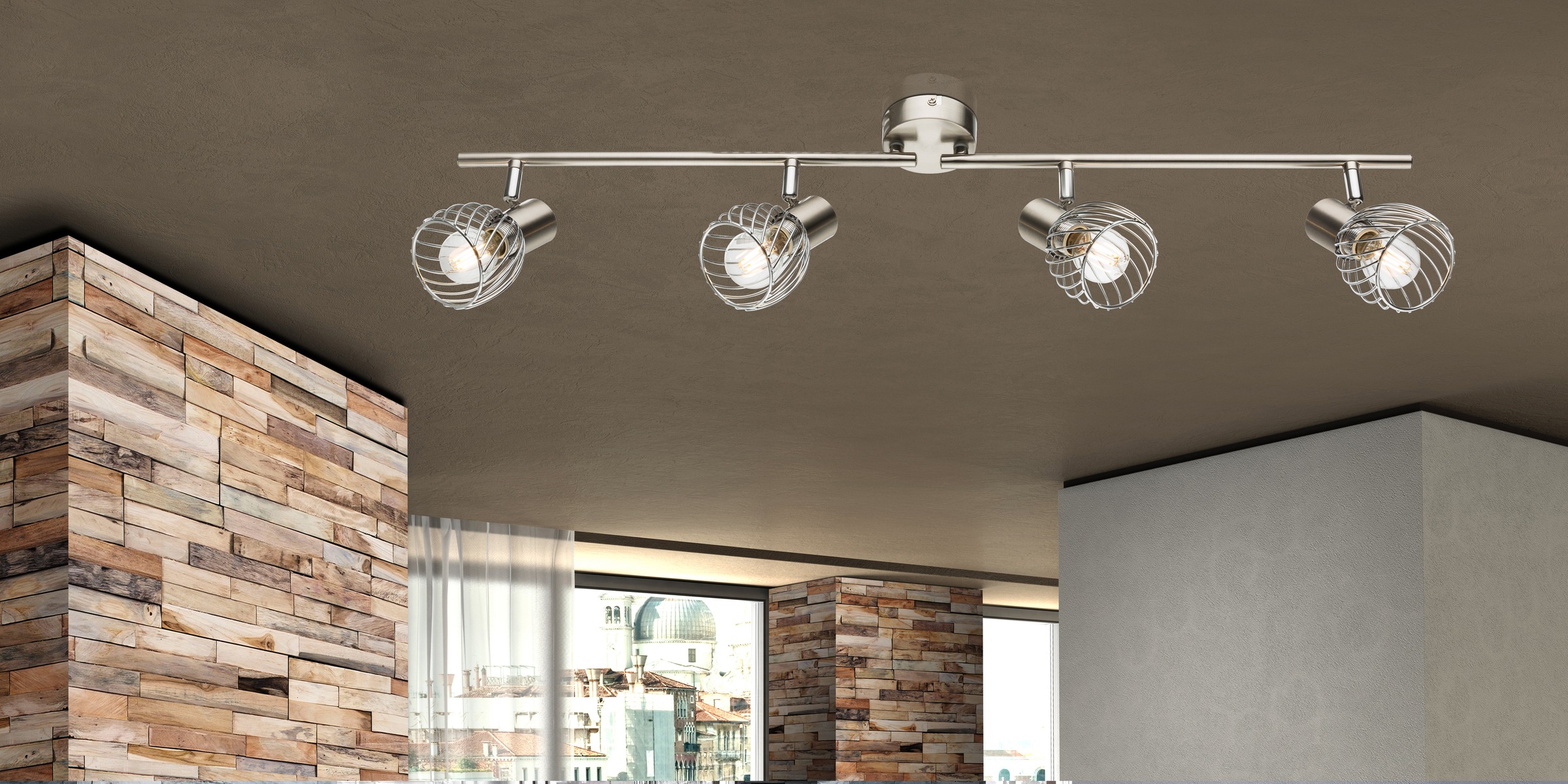 GLOBO LIGHTING Deckenstrahler »TEXAS« E14 1 Stk. Spot Deckenspot Flur Schlafzimmer Wohnzimmer